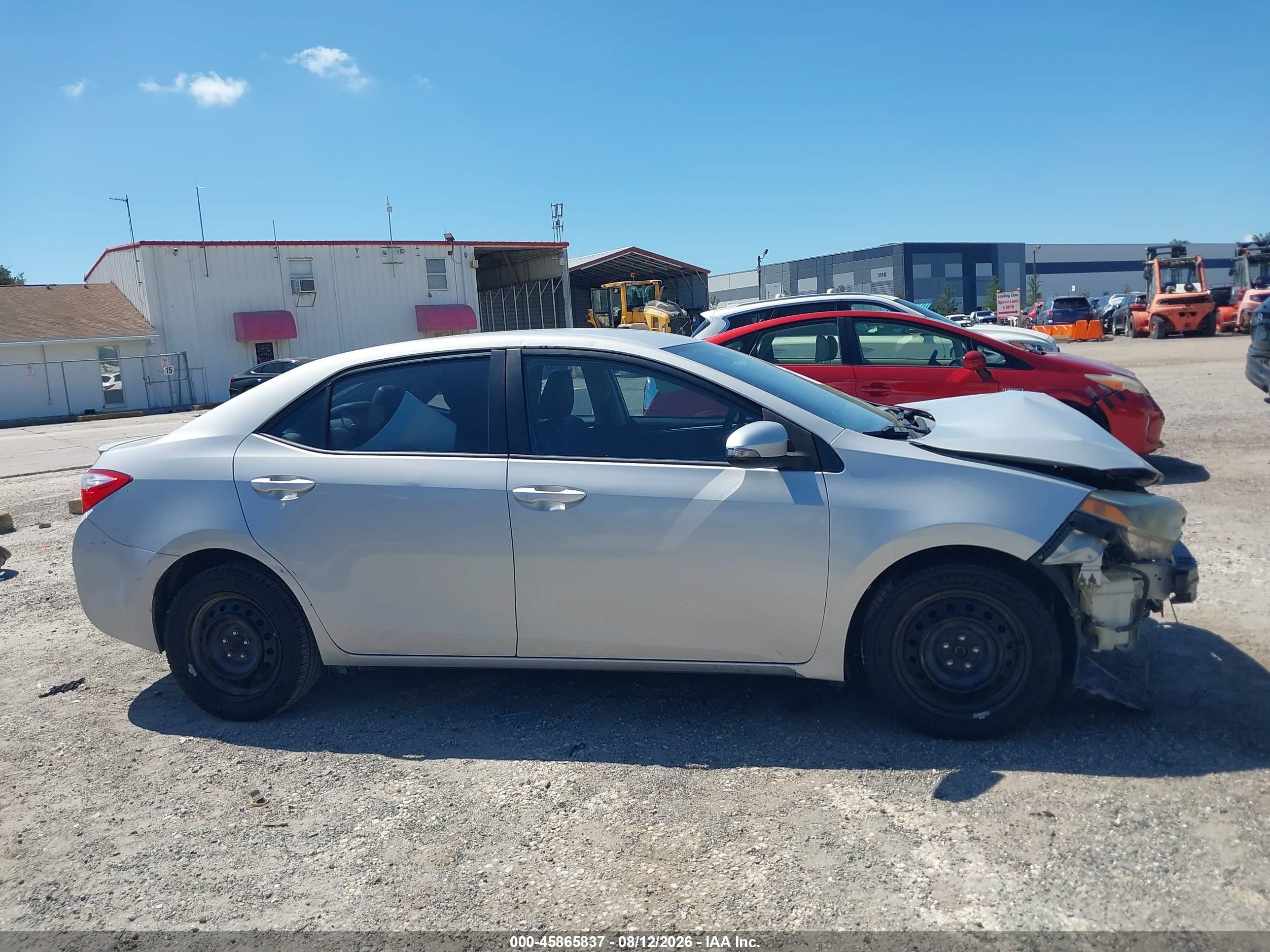 2014 Toyota Corolla S/s Plus/s Premium Silver vin: 2T1BURHE2EC169161