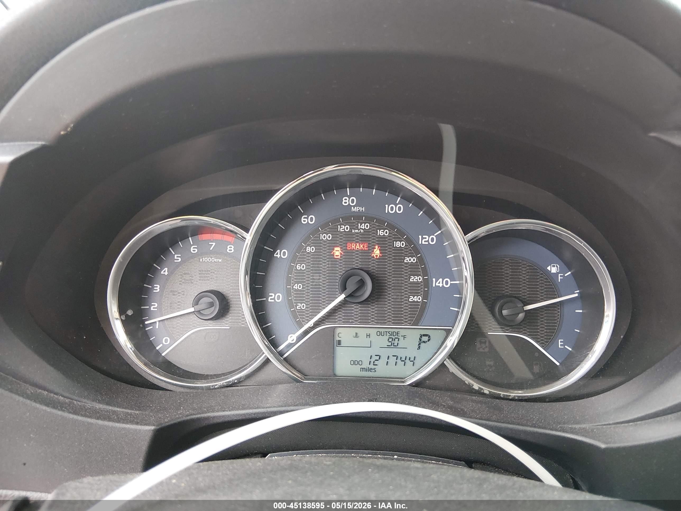 2014 Toyota Corolla Le Red vin: 2T1BURHE2EC170598