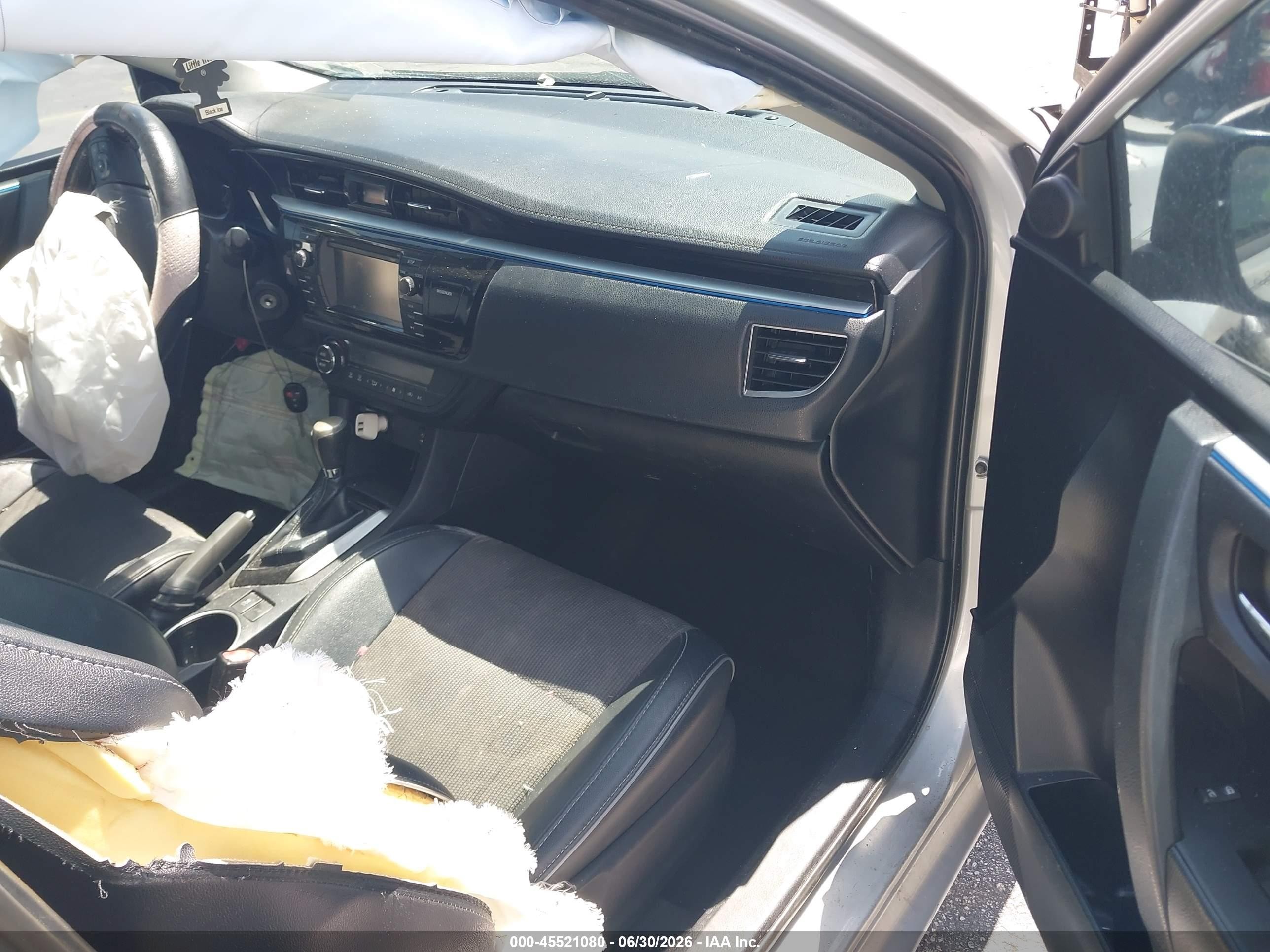 2014 Toyota Corolla S Plus Silver vin: 2T1BURHE2EC171783