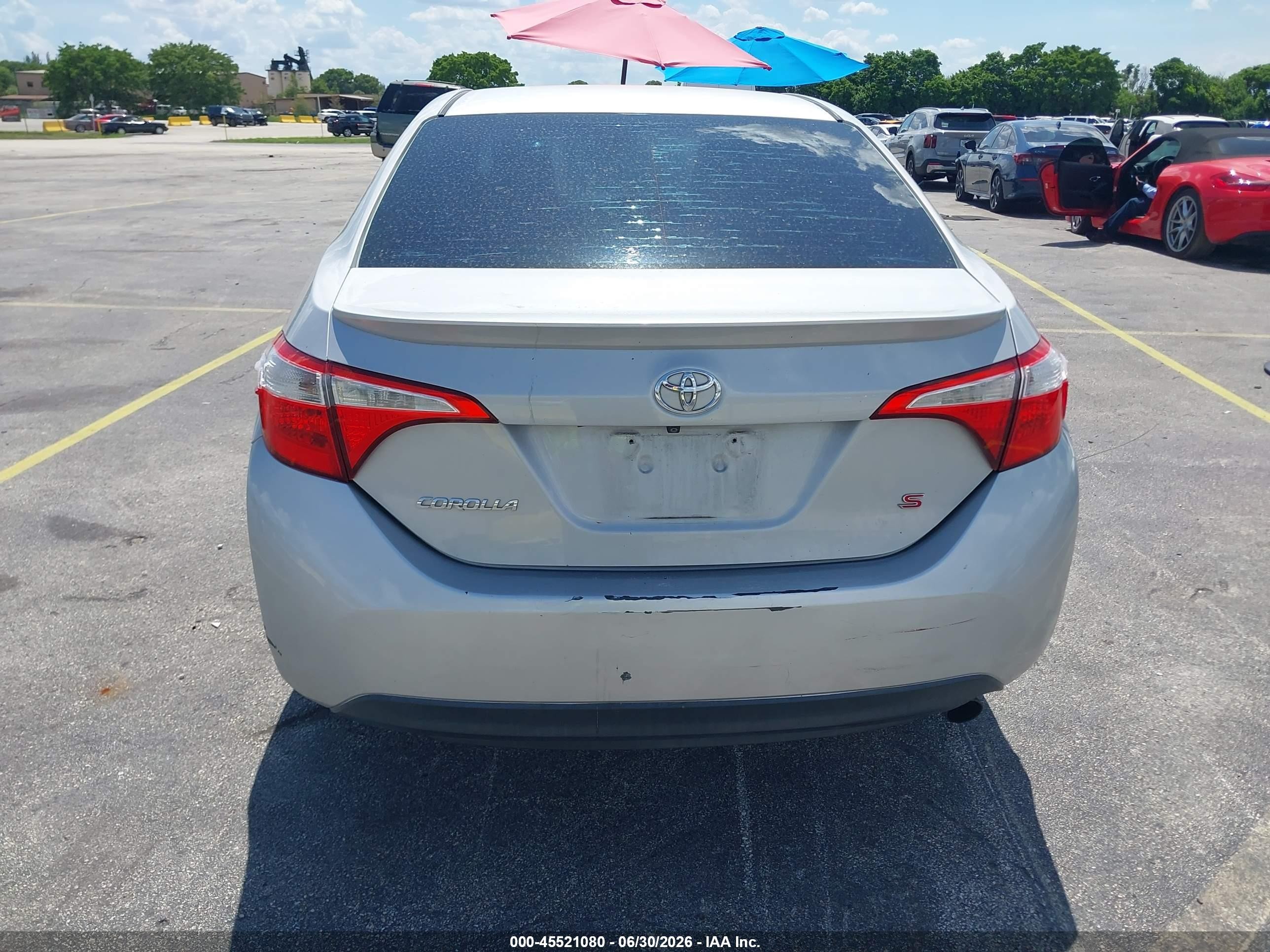 2014 Toyota Corolla S Plus Silver vin: 2T1BURHE2EC171783