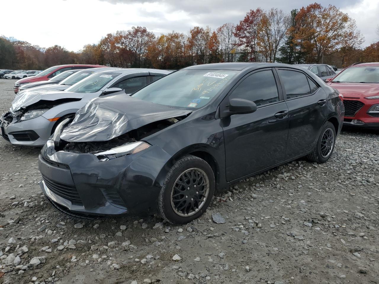 2014 Toyota Corolla Le Черный vin: 2T1BURHE2EC187482