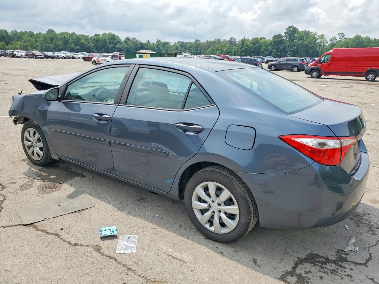2014 Toyota Corolla Le Blue vin: 2T1BURHE2EC190205