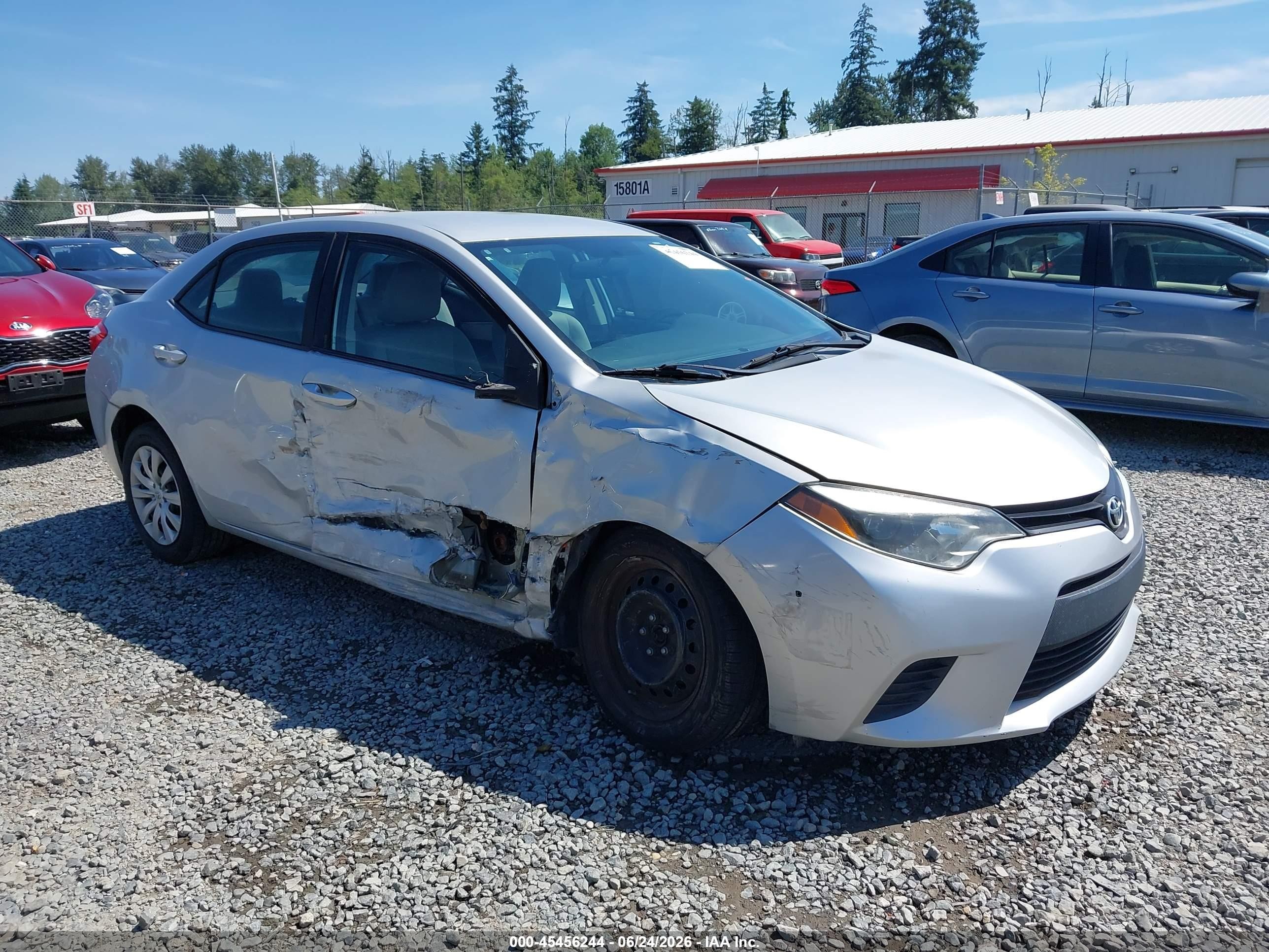 2014 Toyota Corolla Le Silver vin: 2T1BURHE2EC190589