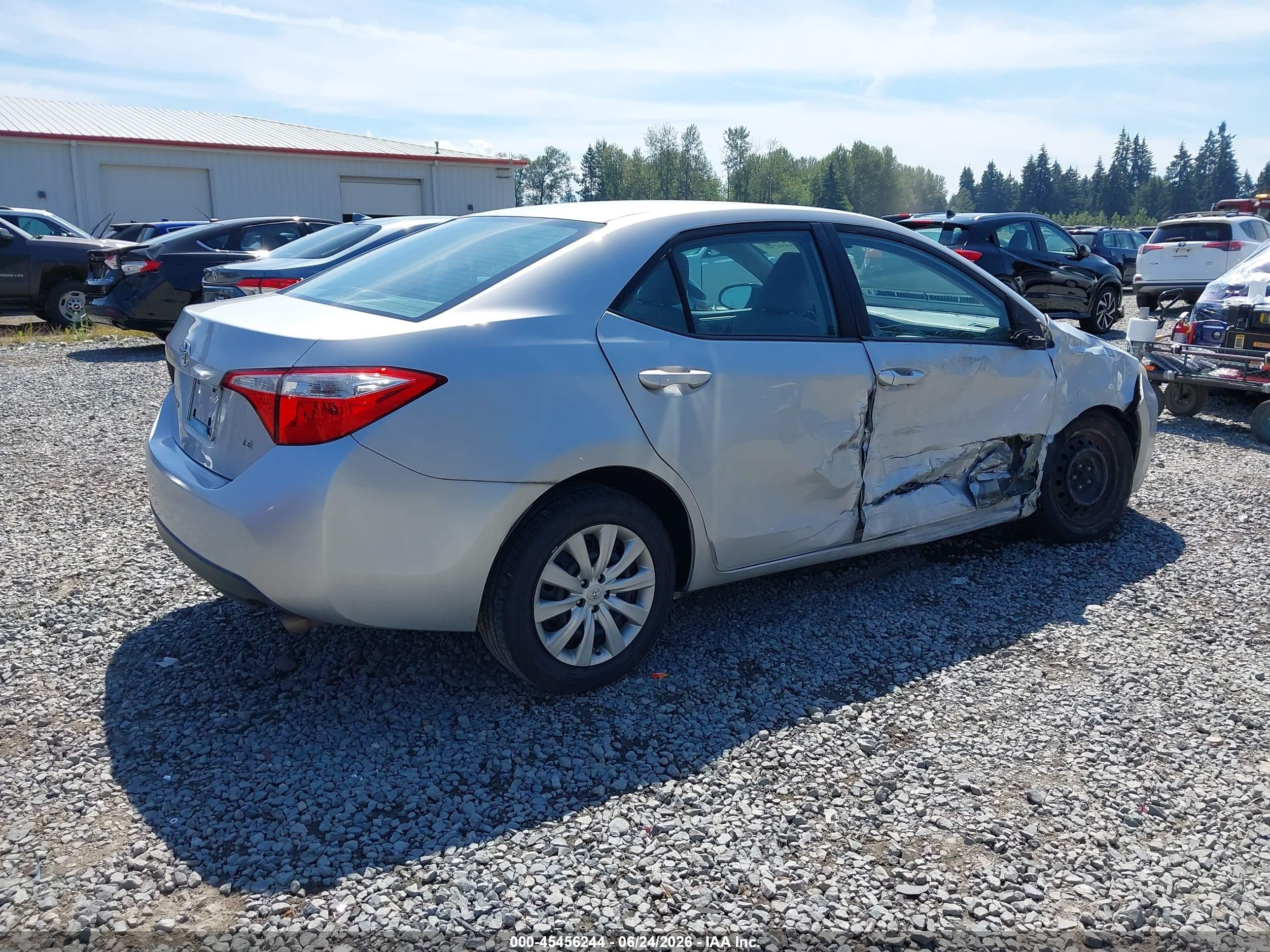 2014 Toyota Corolla Le Silver vin: 2T1BURHE2EC190589