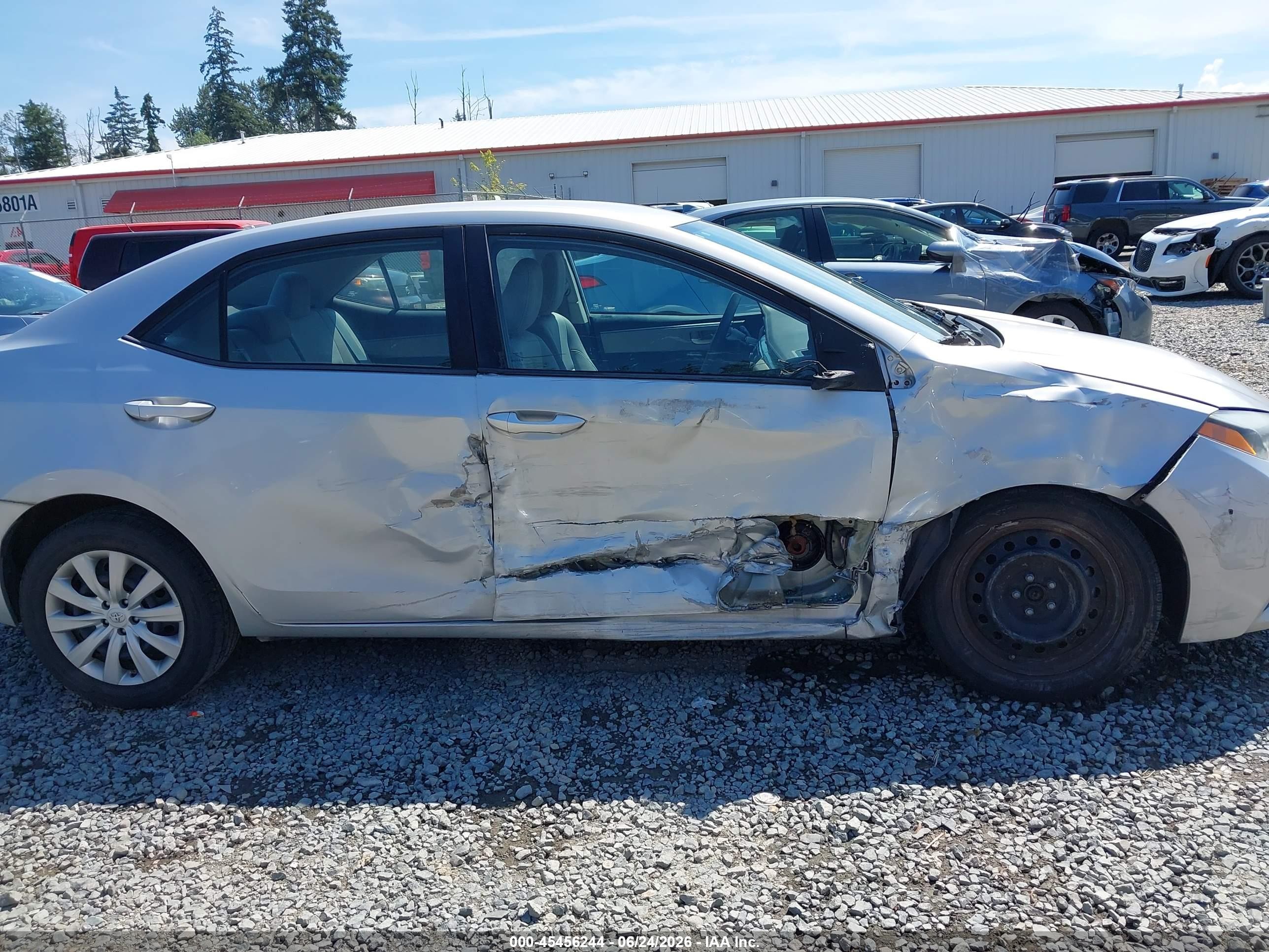 2014 Toyota Corolla Le Silver vin: 2T1BURHE2EC190589
