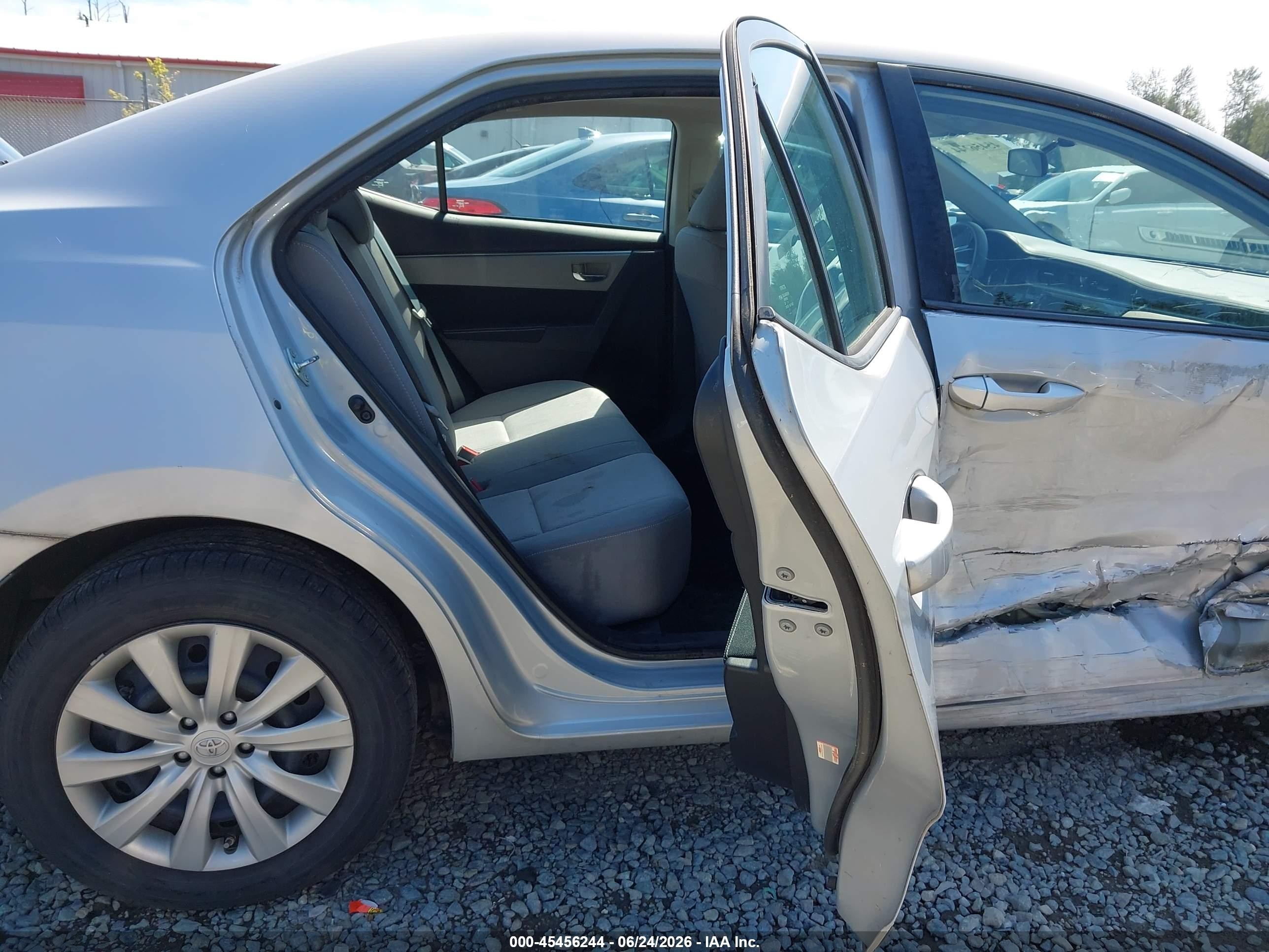 2014 Toyota Corolla Le Silver vin: 2T1BURHE2EC190589