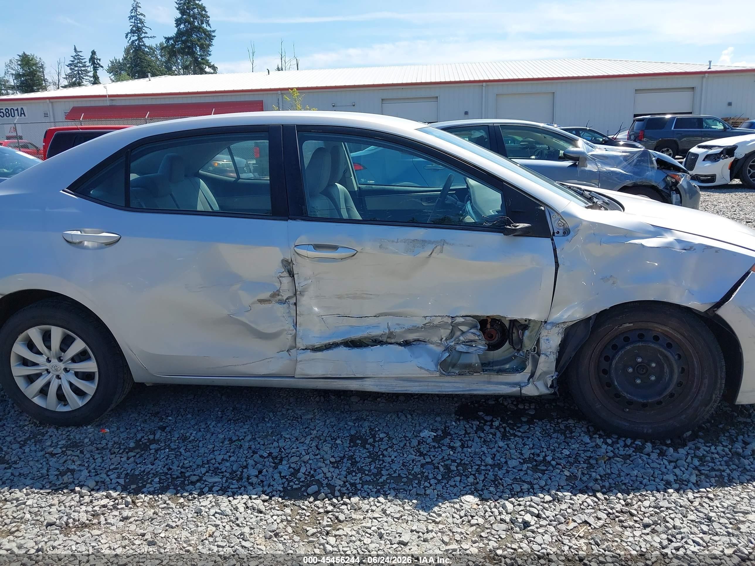 2014 Toyota Corolla Le Silver vin: 2T1BURHE2EC190589