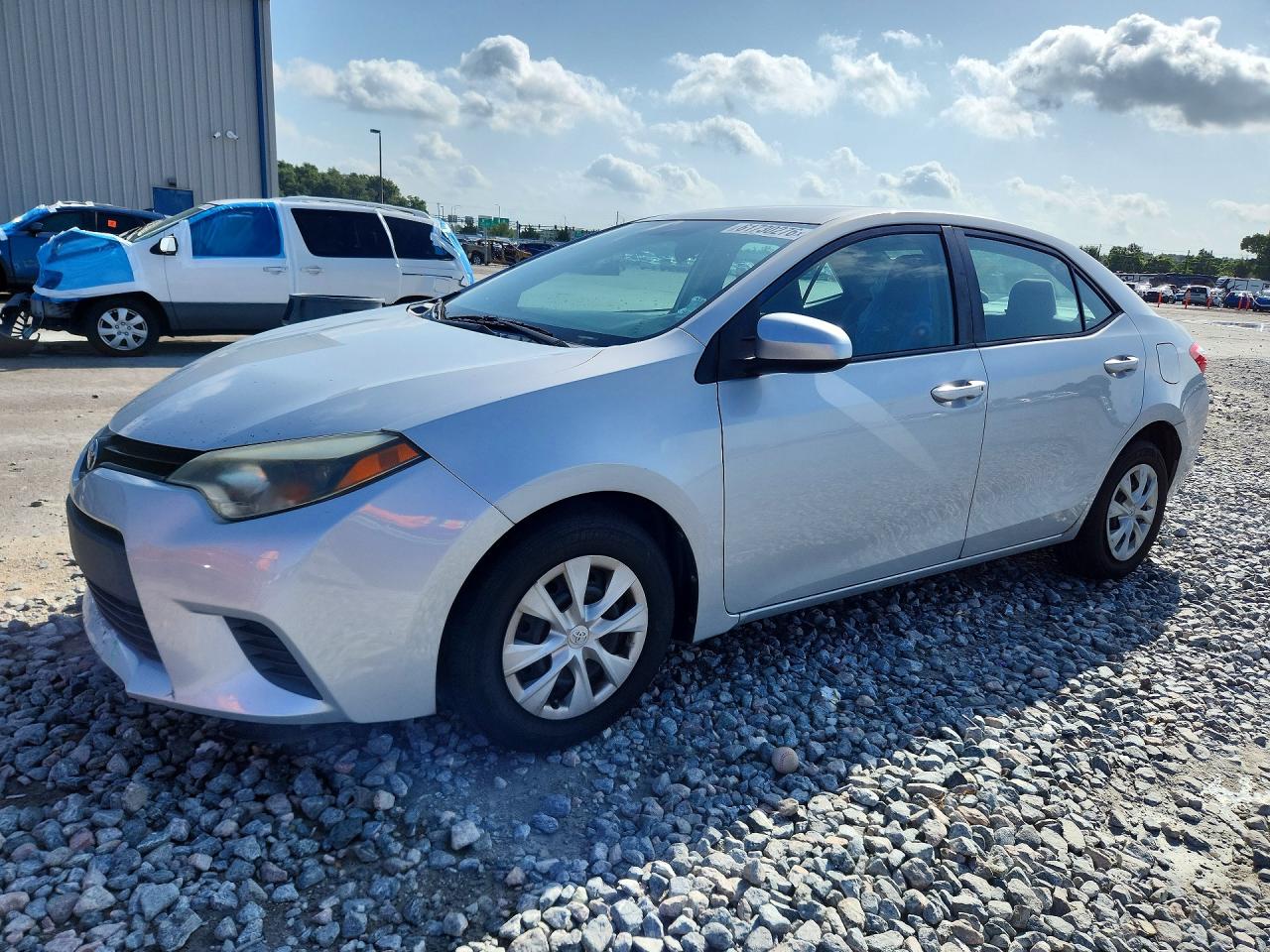 2014 Toyota Corolla L Серый vin: 2T1BURHE2EC196229