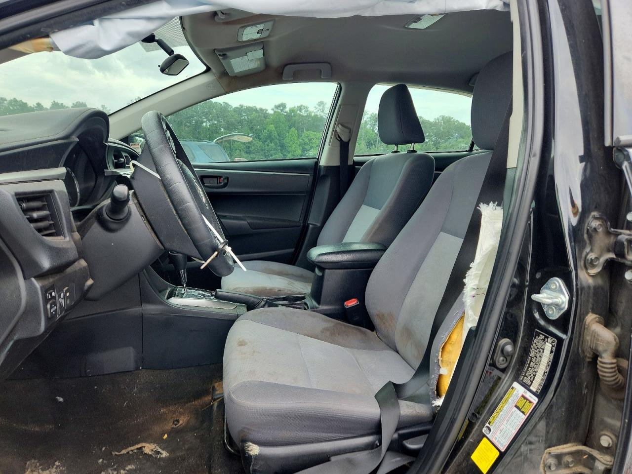 2014 Toyota Corolla L Черный vin: 2T1BURHE2EC203549
