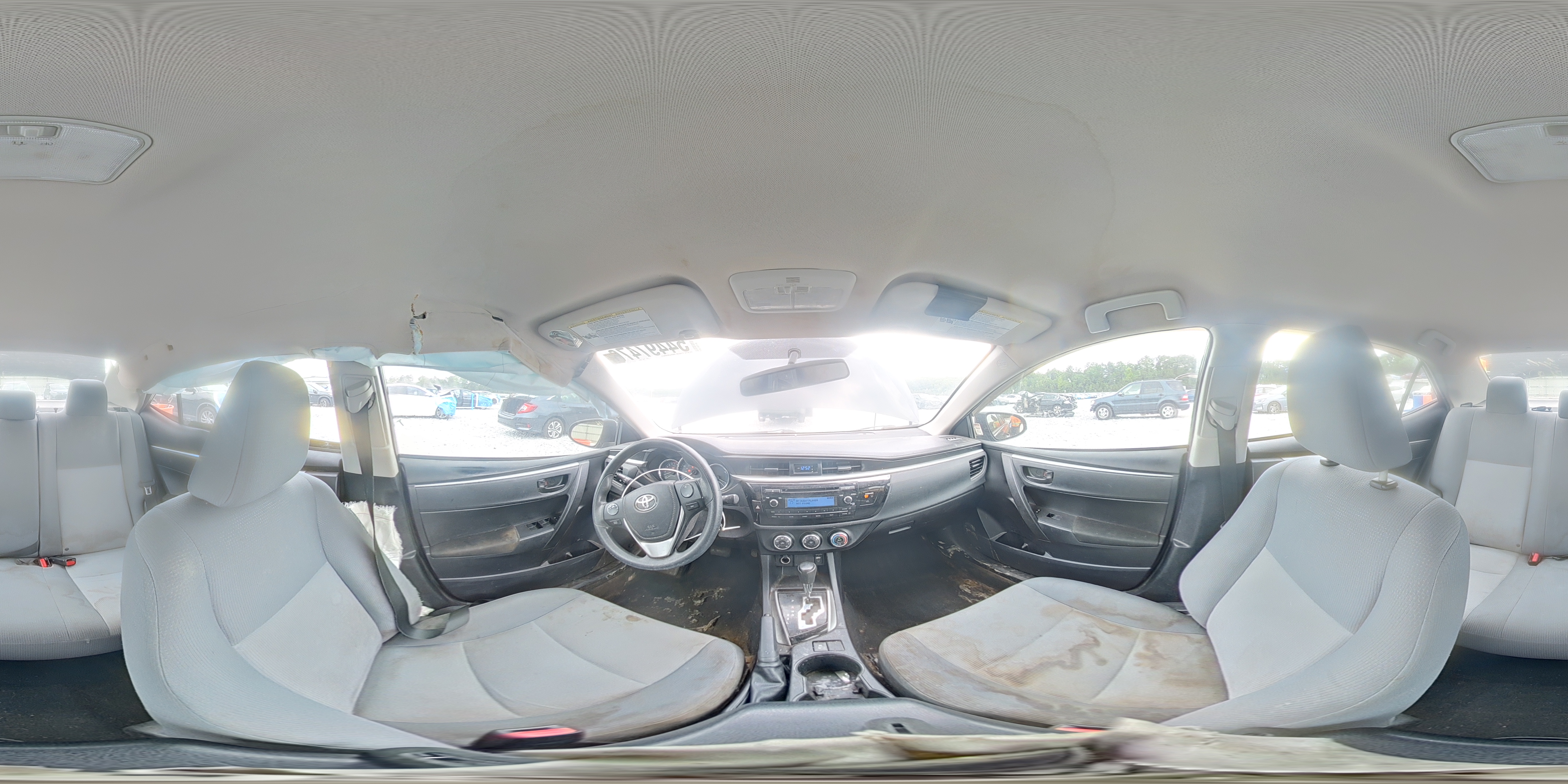 2014 Toyota Corolla L Черный vin: 2T1BURHE2EC203549