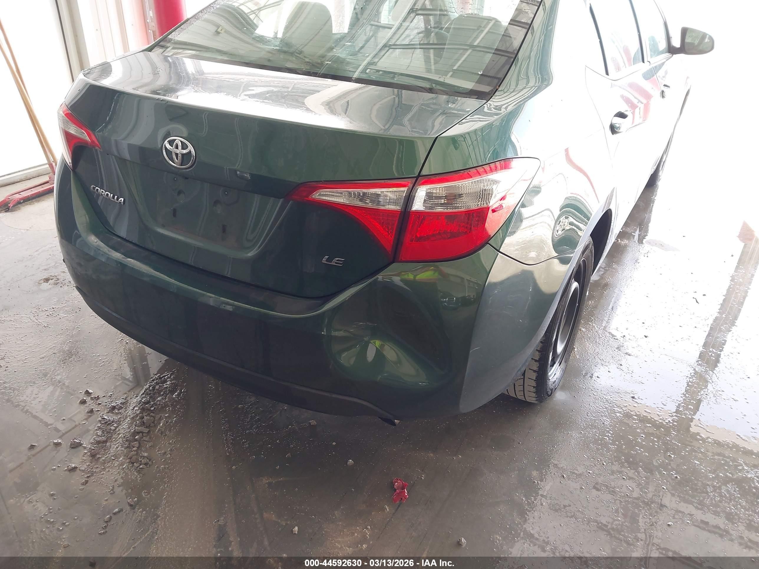 2014 Toyota Corolla Le Green vin: 2T1BURHE2EC206841