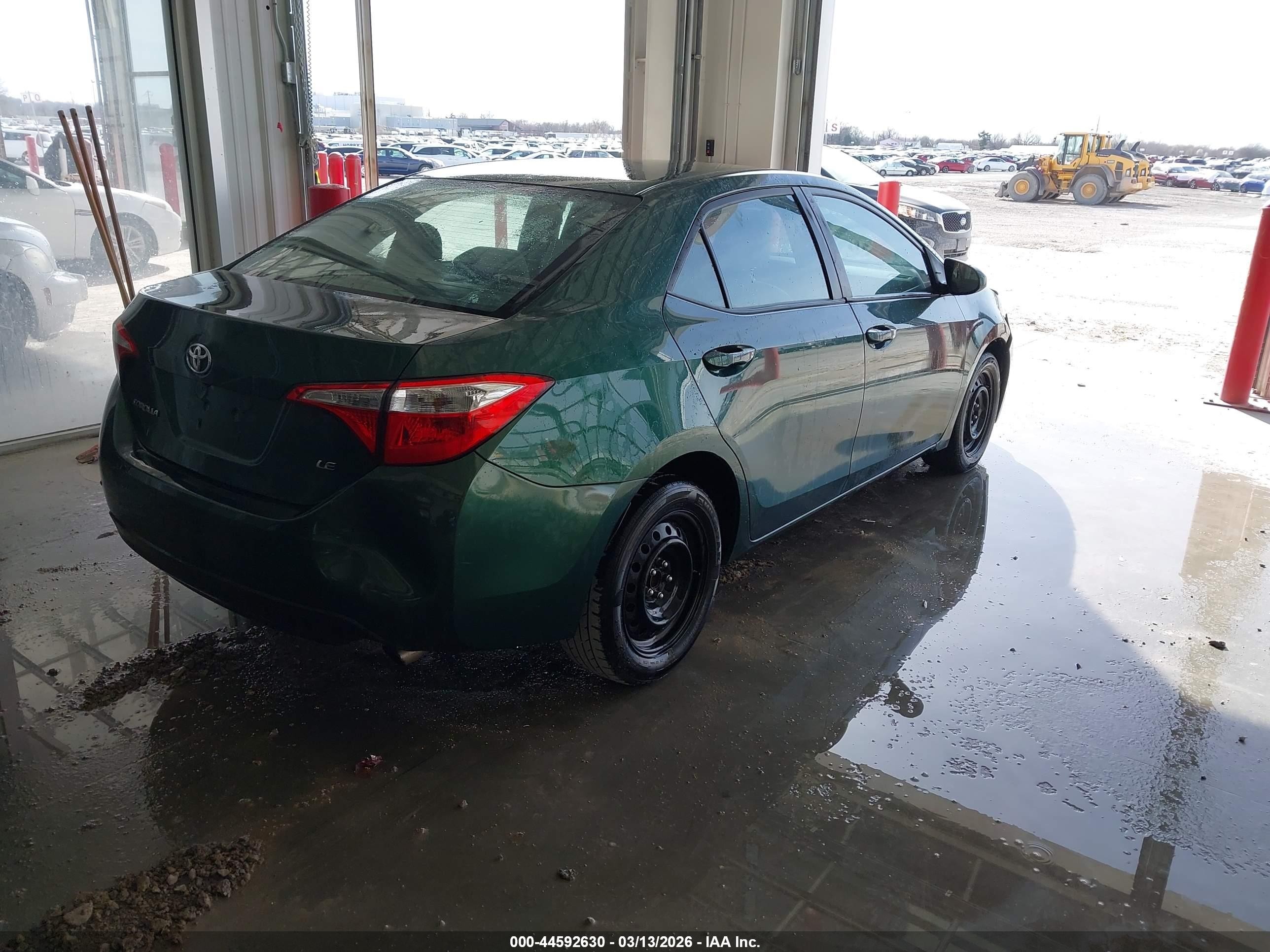 2014 Toyota Corolla Le Green vin: 2T1BURHE2EC206841