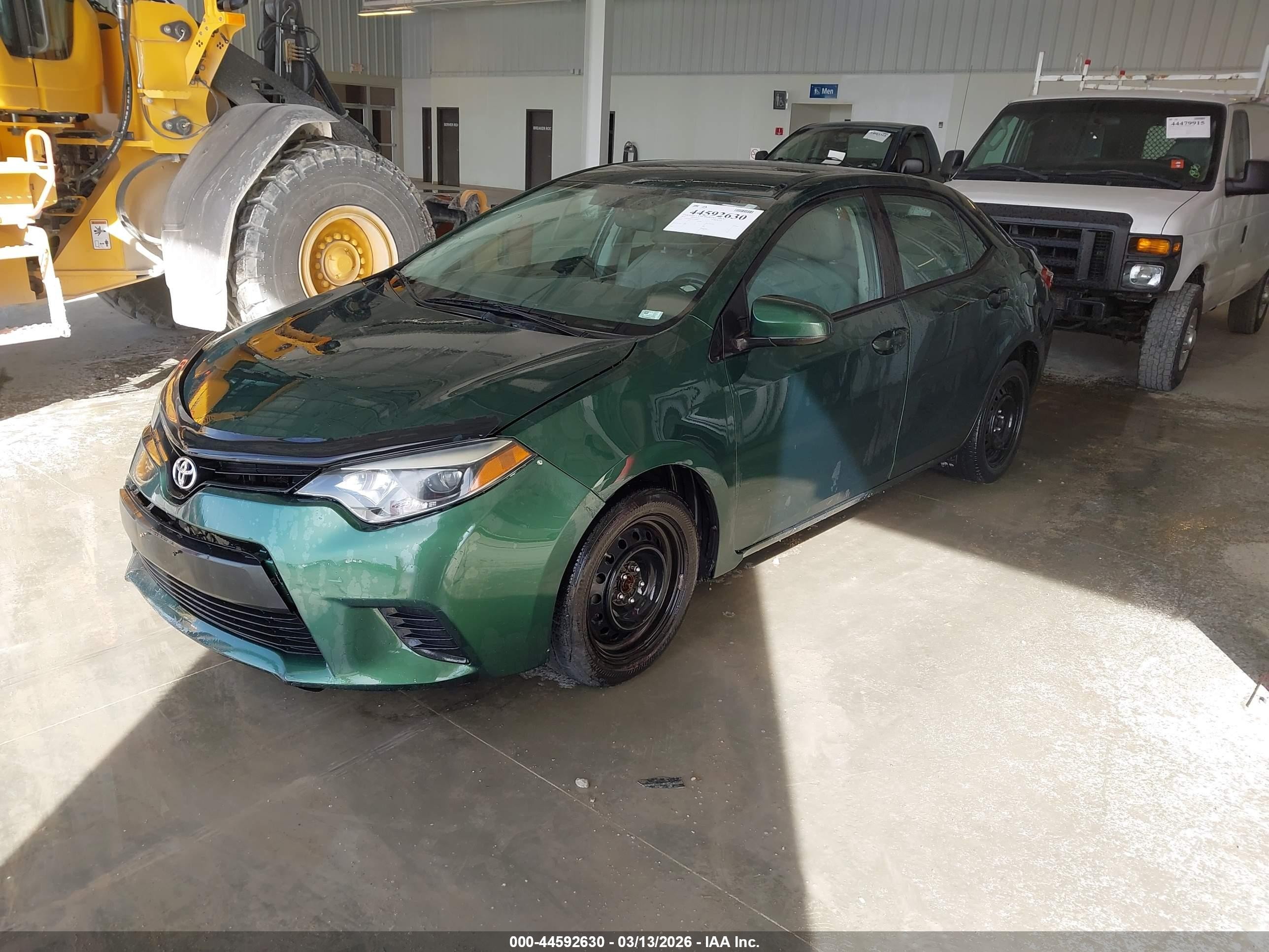 2014 Toyota Corolla Le Green vin: 2T1BURHE2EC206841