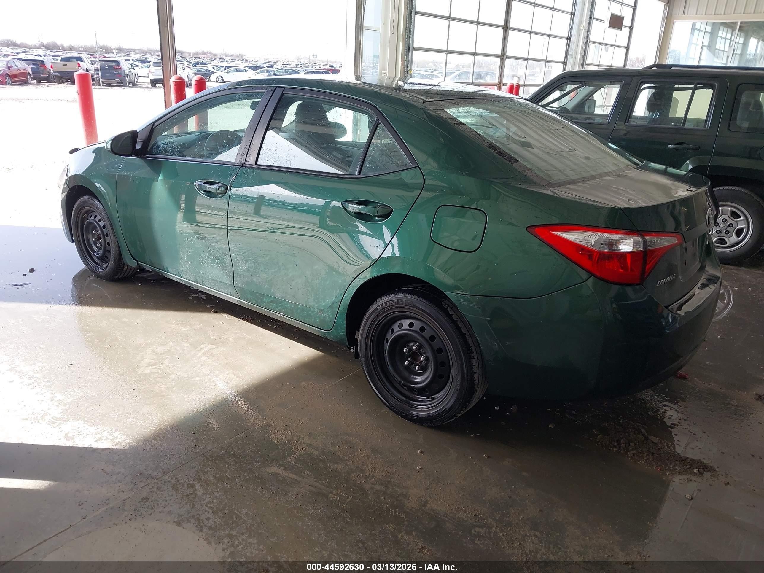 2014 Toyota Corolla Le Green vin: 2T1BURHE2EC206841