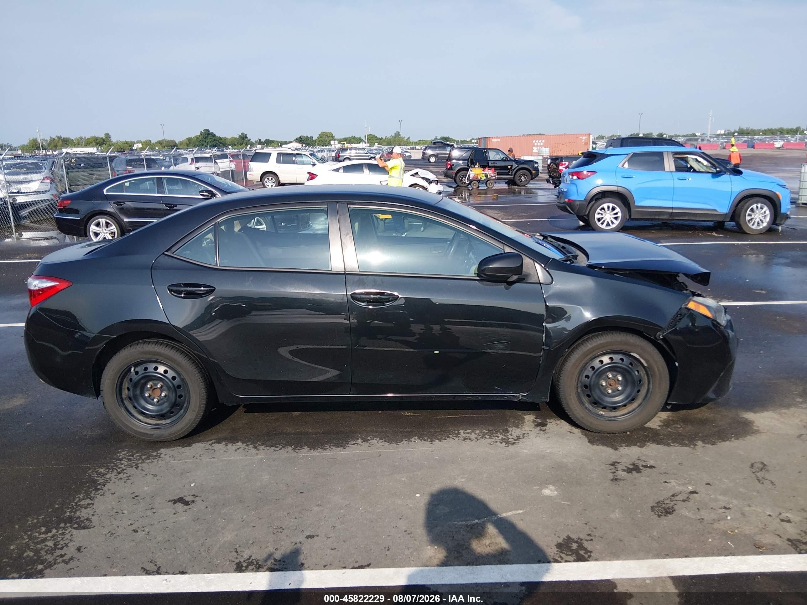 2014 Toyota Corolla Le Black vin: 2T1BURHE2EC208024