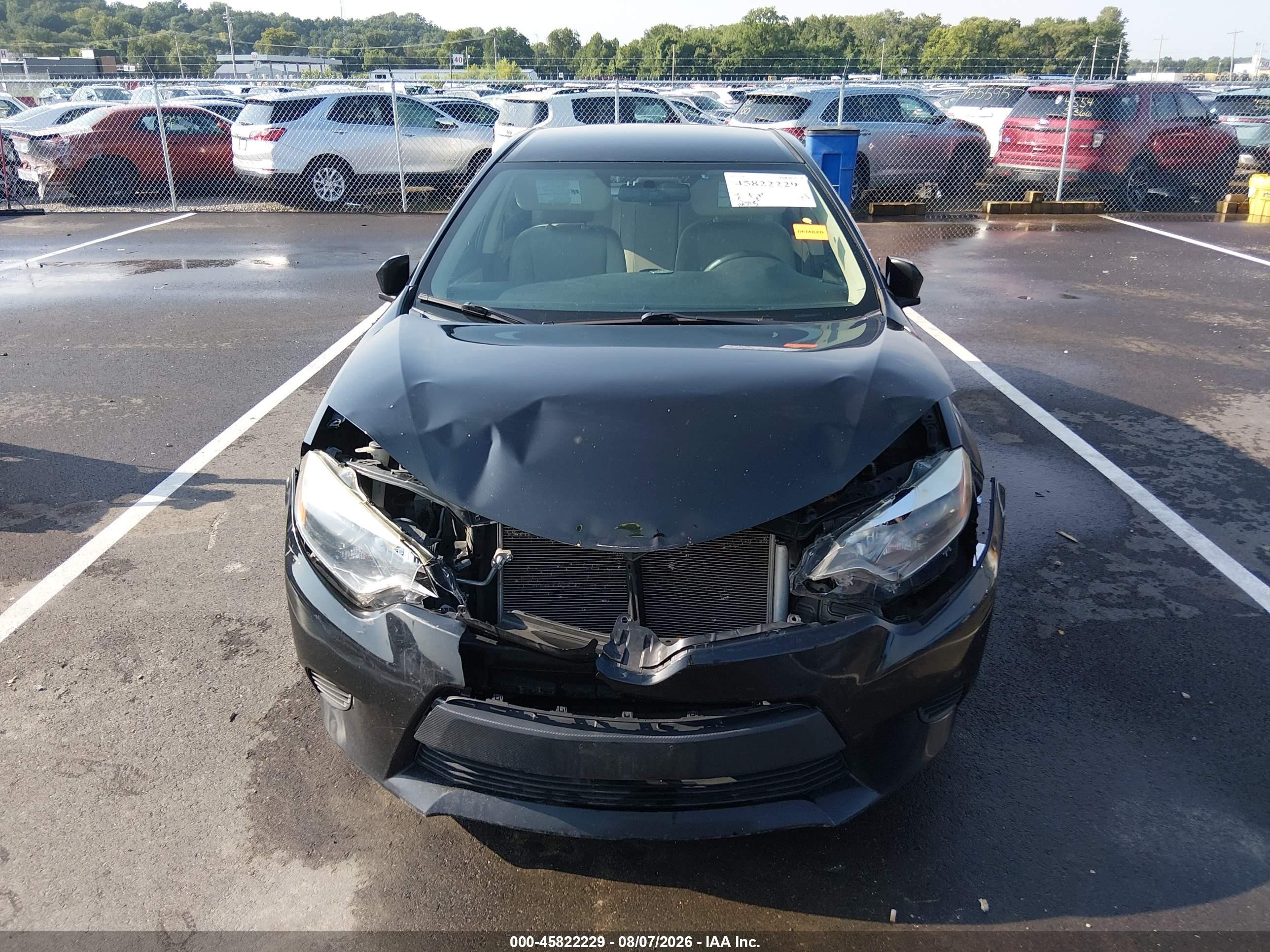 2014 Toyota Corolla Le Black vin: 2T1BURHE2EC208024