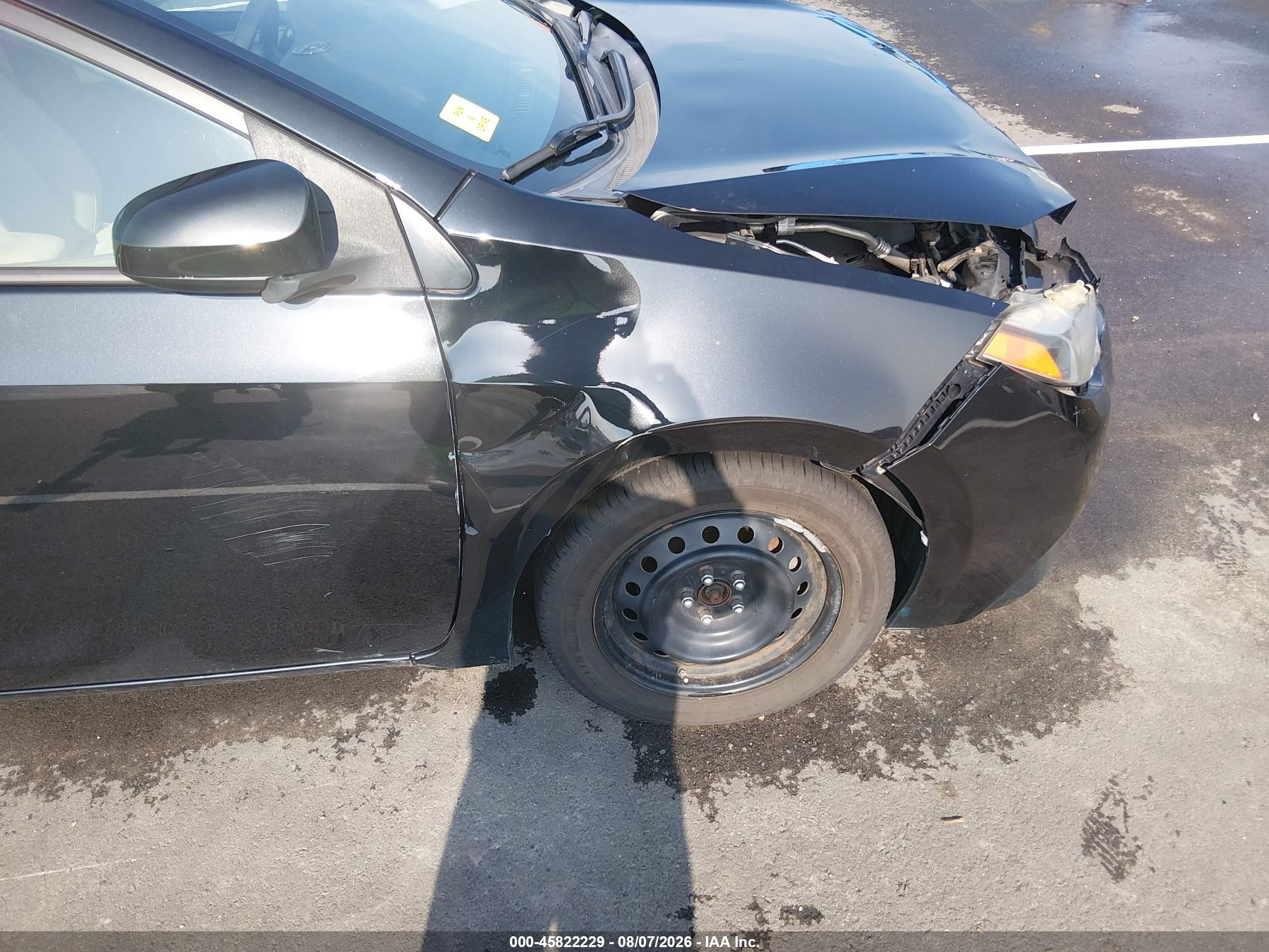 2014 Toyota Corolla Le Black vin: 2T1BURHE2EC208024