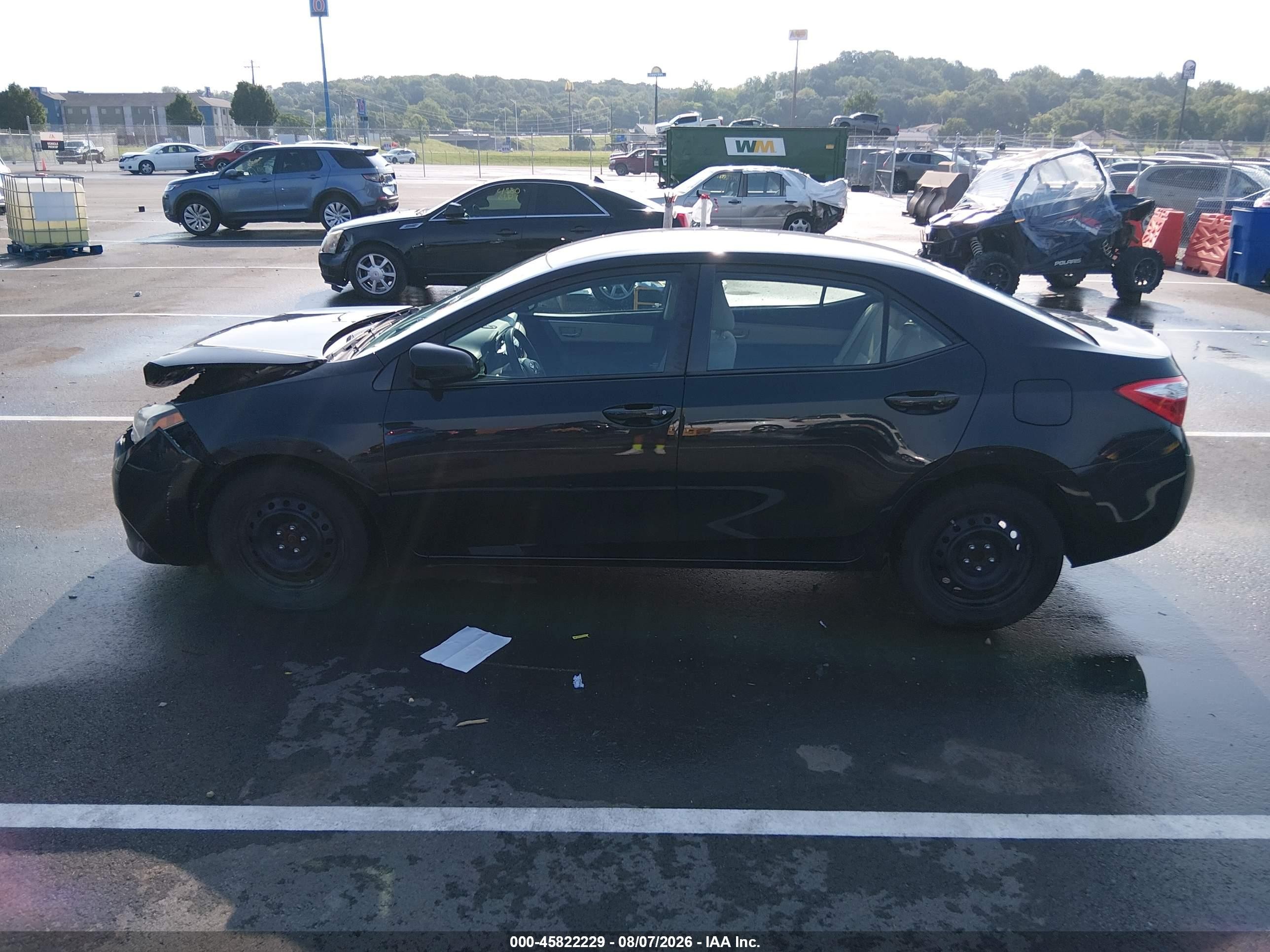 2014 Toyota Corolla Le Black vin: 2T1BURHE2EC208024
