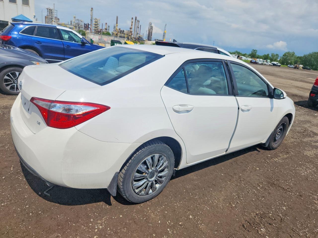 2014 Toyota Corolla L White vin: 2T1BURHE2EC223865