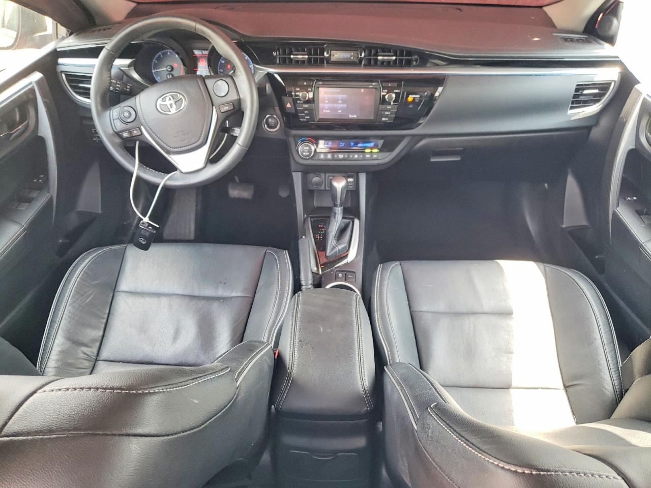 2014 Toyota Corolla S Premium Red vin: 2T1BURHE2EC227592