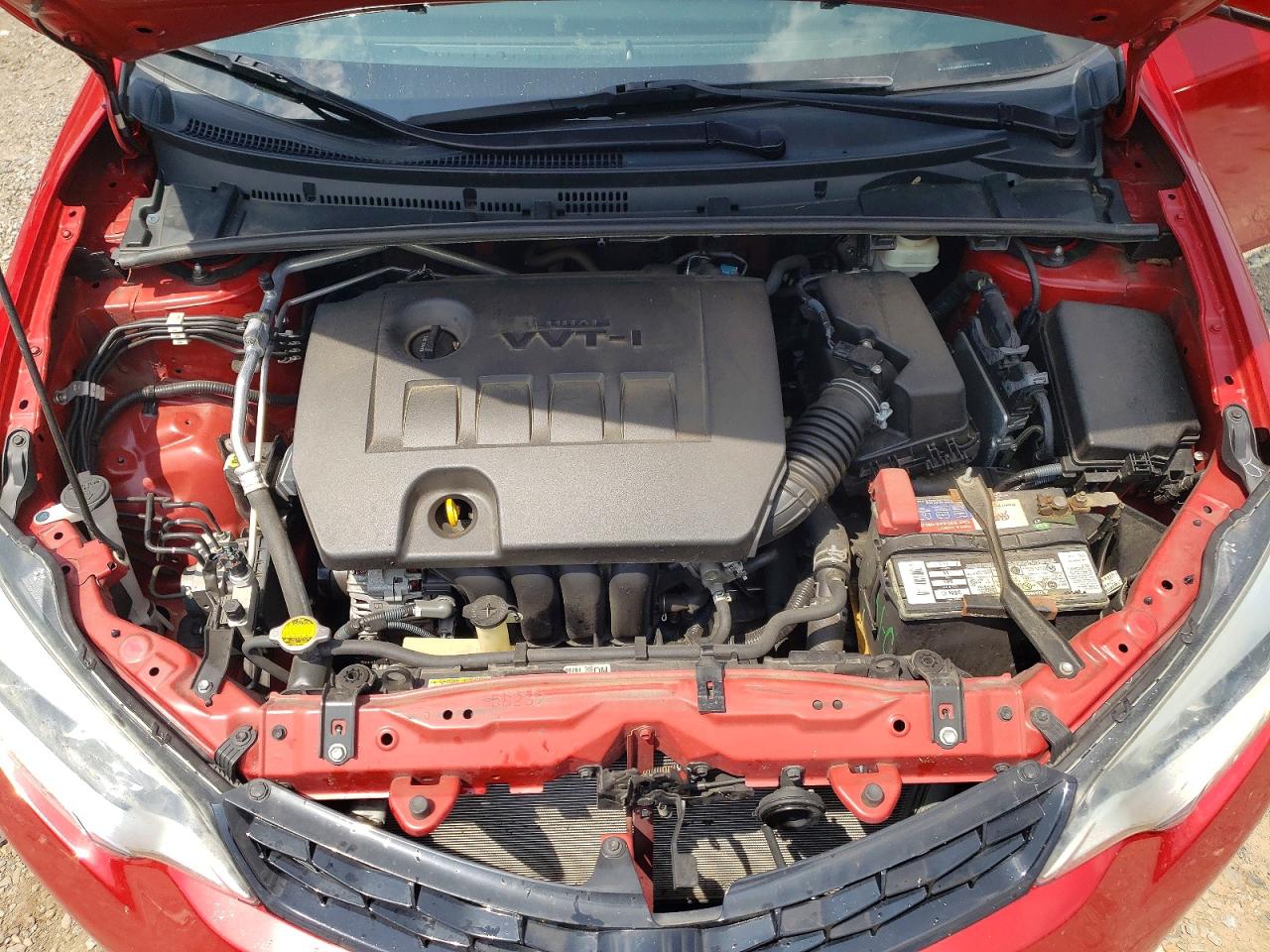 2014 Toyota Corolla S Premium Red vin: 2T1BURHE2EC227592