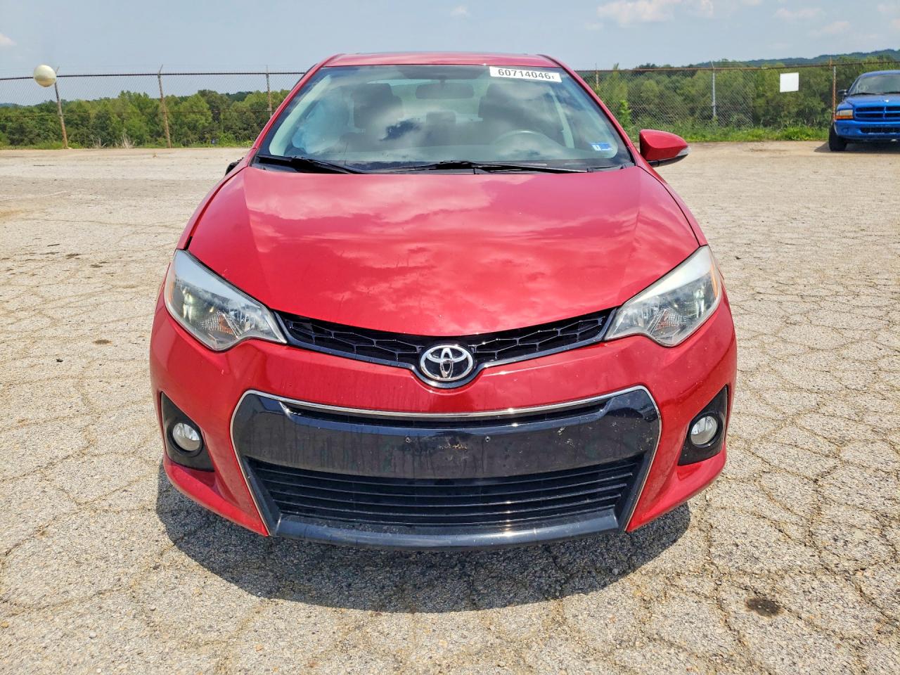 2014 Toyota Corolla S Premium Red vin: 2T1BURHE2EC227592