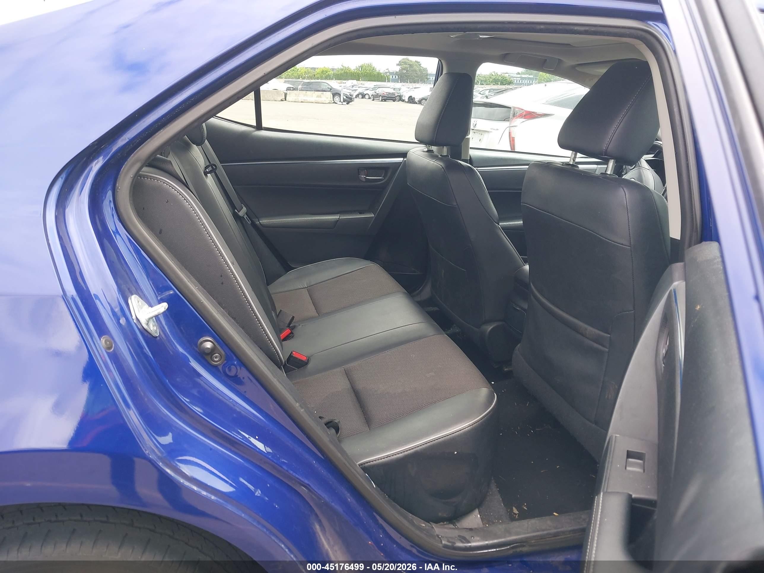 2015 Toyota Corolla S Plus Blue vin: 2T1BURHE2FC231224