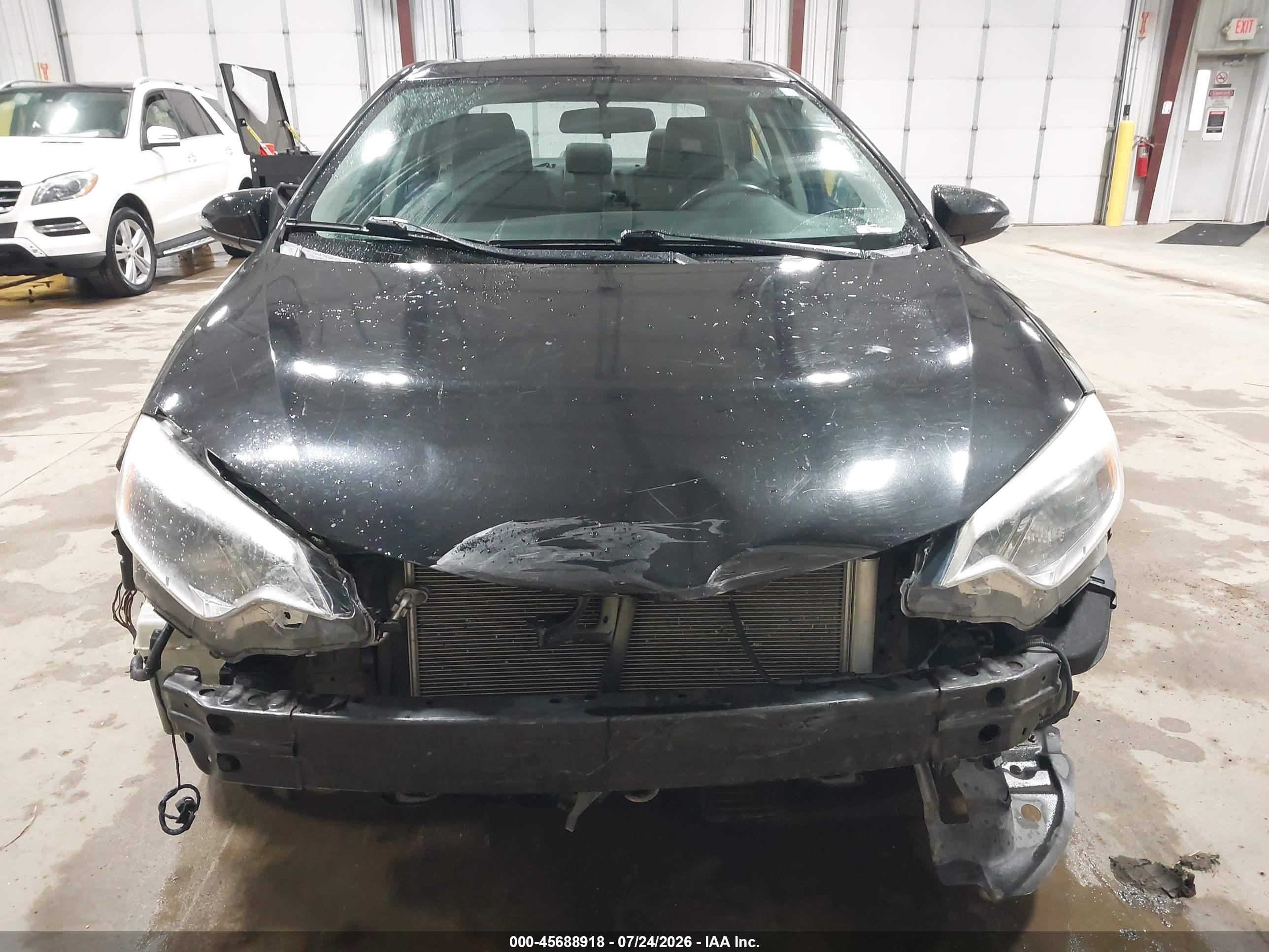 2015 Toyota Corolla S Plus Black vin: 2T1BURHE2FC239825