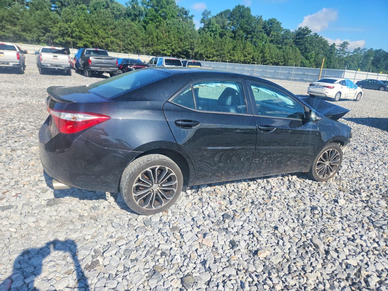 2015 Toyota Corolla S Plus Black vin: 2T1BURHE2FC247813