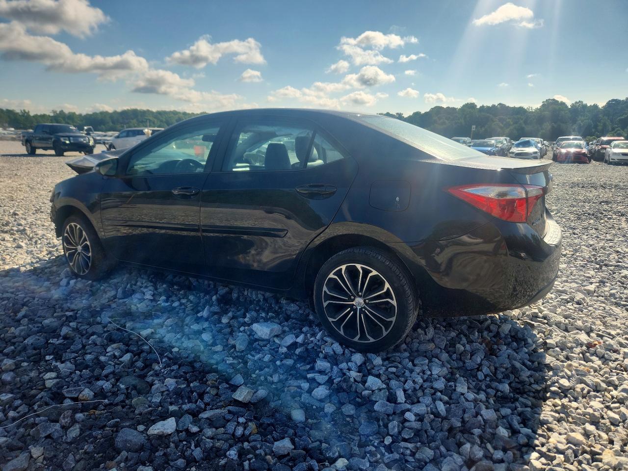 2015 Toyota Corolla S Plus Black vin: 2T1BURHE2FC247813