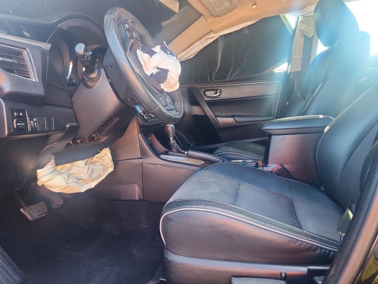 2015 Toyota Corolla S Plus Black vin: 2T1BURHE2FC247813