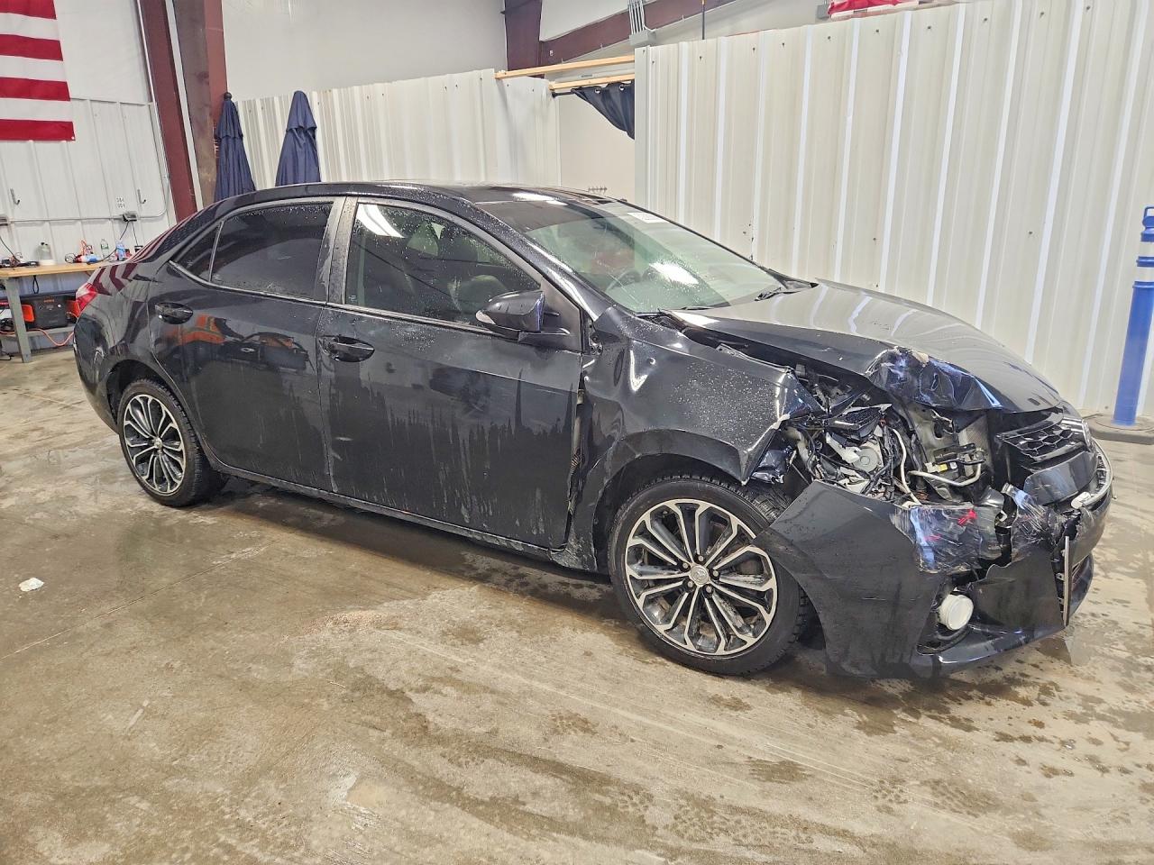 2015 Toyota Corolla S Plus Black vin: 2T1BURHE2FC253739