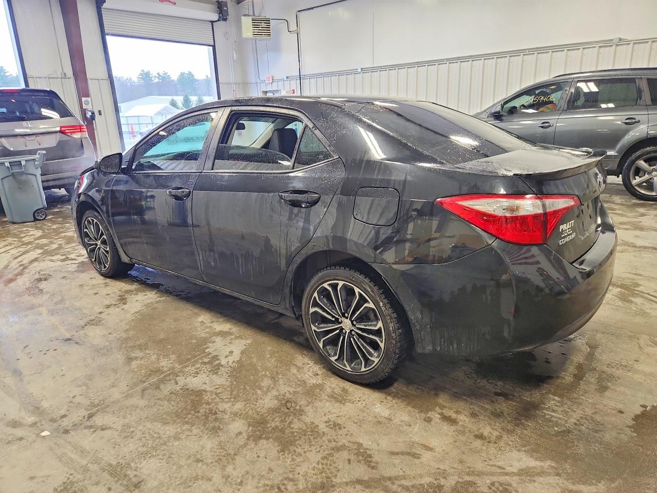 2015 Toyota Corolla S Plus Black vin: 2T1BURHE2FC253739