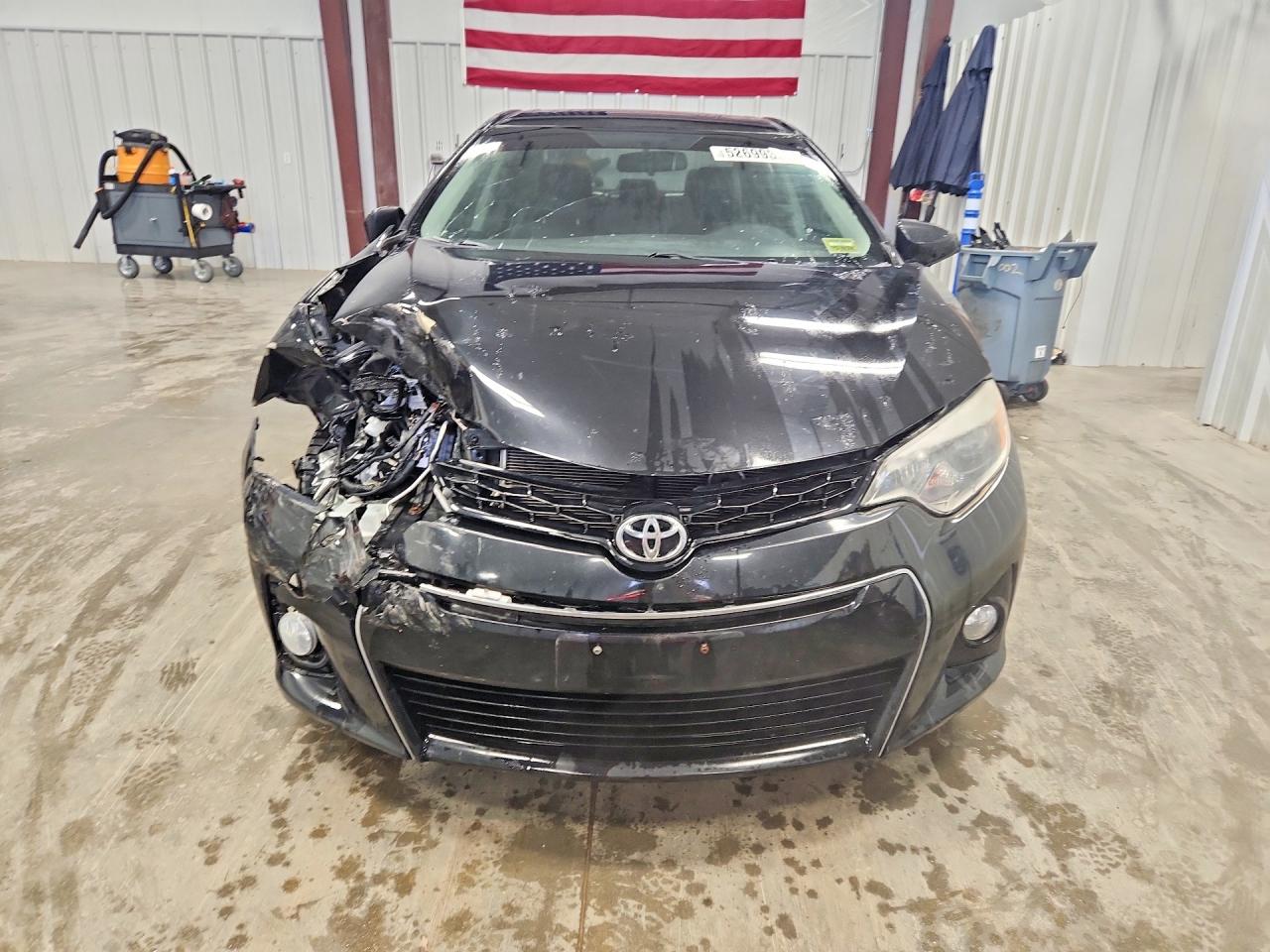 2015 Toyota Corolla S Plus Black vin: 2T1BURHE2FC253739