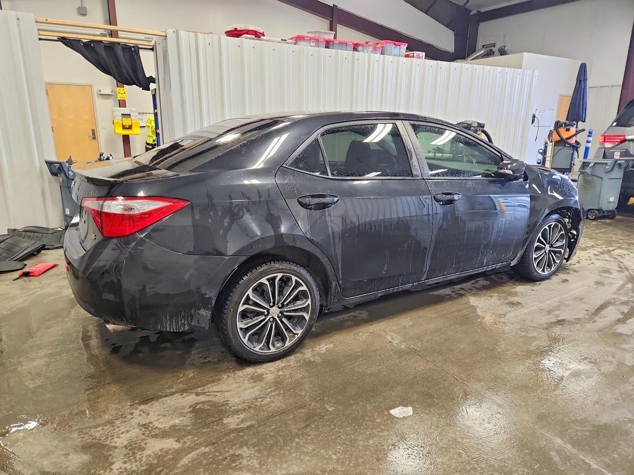 2015 Toyota Corolla S Plus Black vin: 2T1BURHE2FC253739