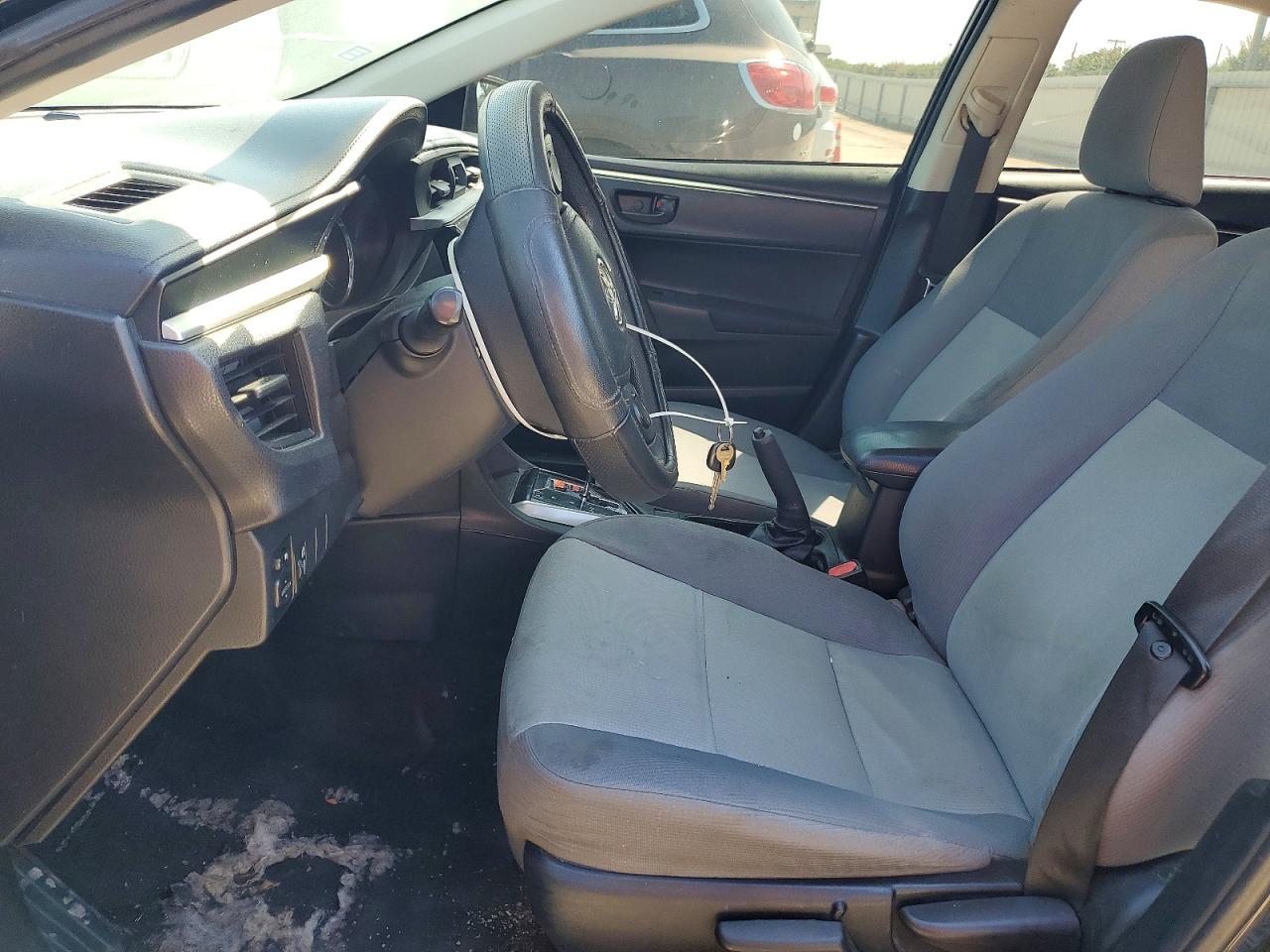 2015 Toyota Corolla L Black vin: 2T1BURHE2FC259153