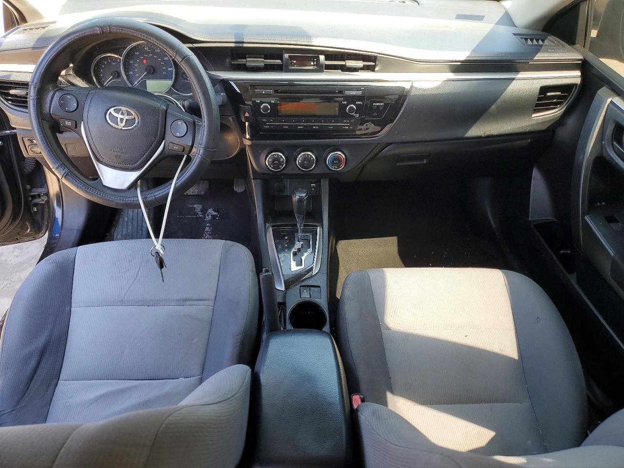2015 Toyota Corolla L Black vin: 2T1BURHE2FC259153