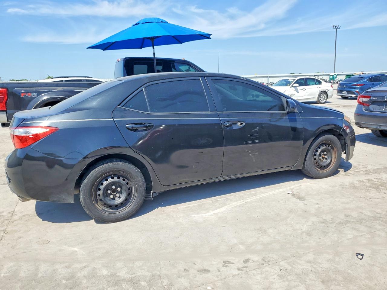 2015 Toyota Corolla L Black vin: 2T1BURHE2FC259153