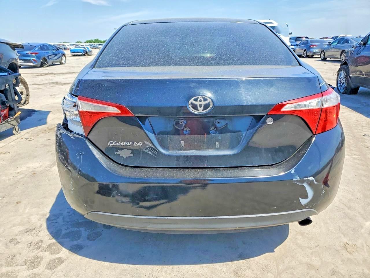 2015 Toyota Corolla L Black vin: 2T1BURHE2FC259153