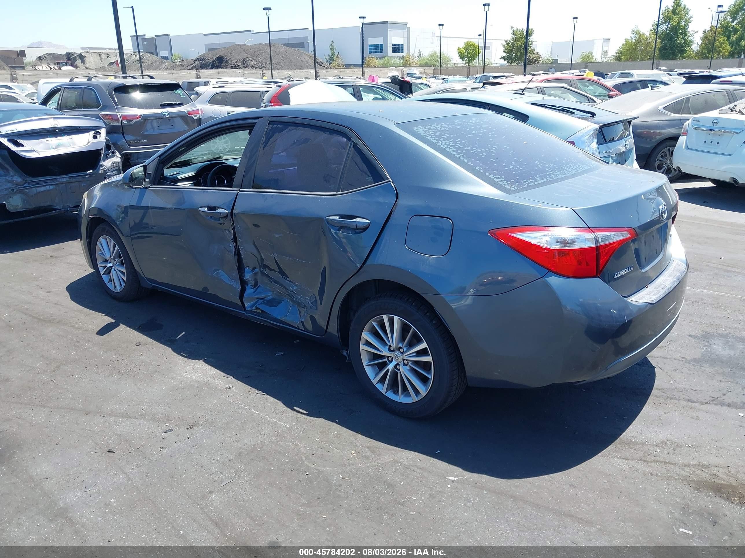 2015 Toyota Corolla Le Plus Синий vin: 2T1BURHE2FC268757