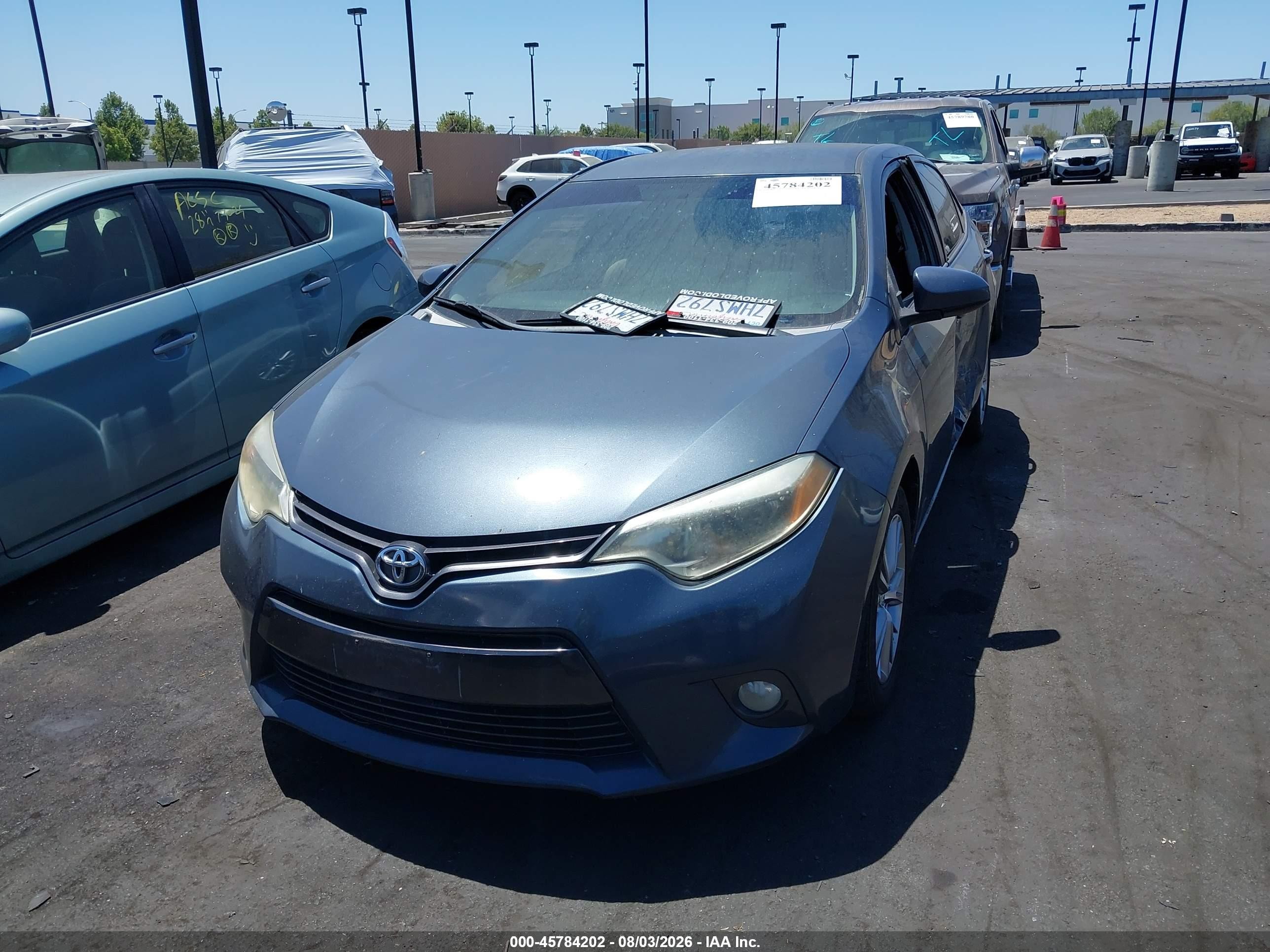2015 Toyota Corolla Le Plus Синий vin: 2T1BURHE2FC268757