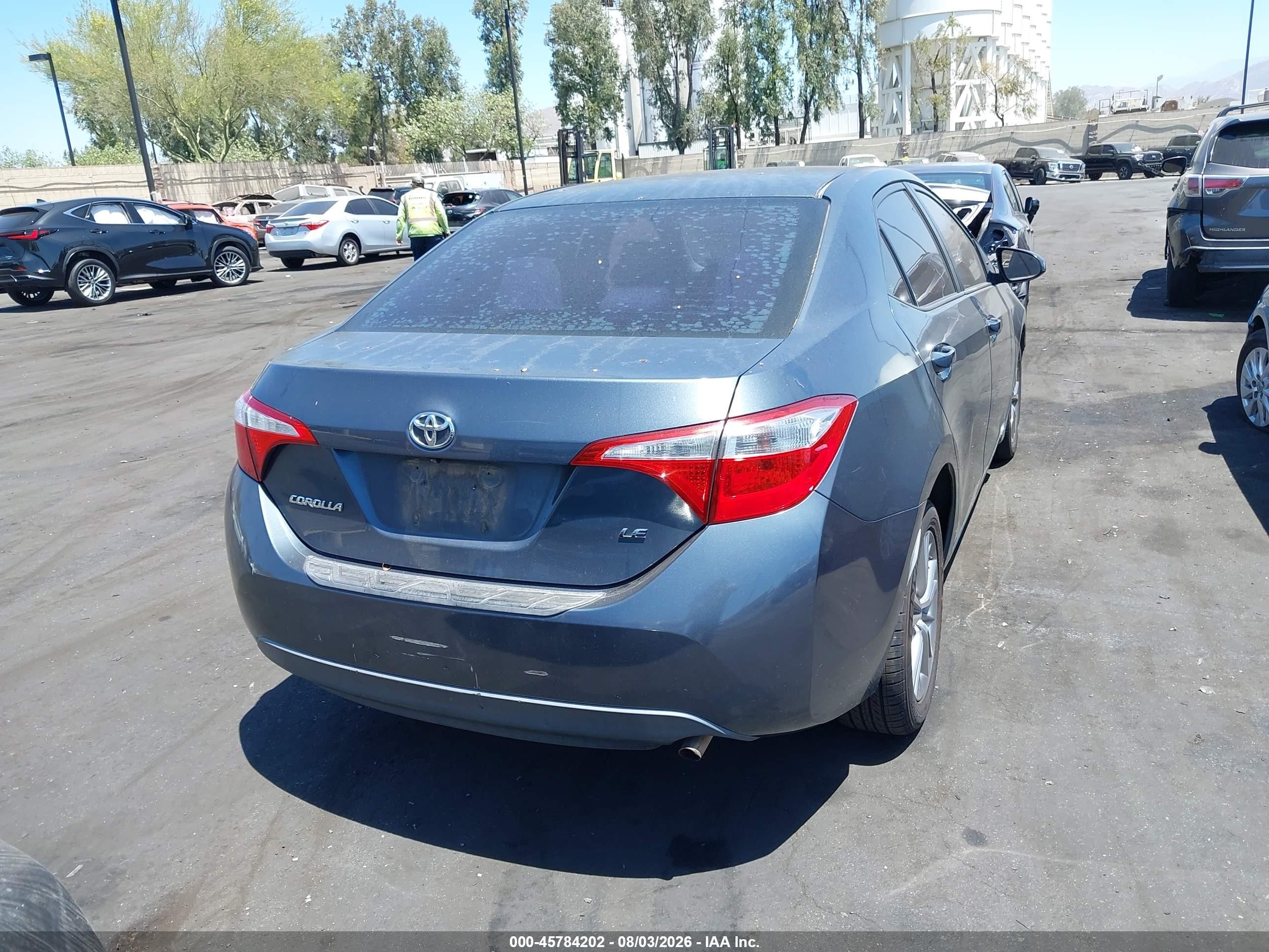 2015 Toyota Corolla Le Plus Синий vin: 2T1BURHE2FC268757