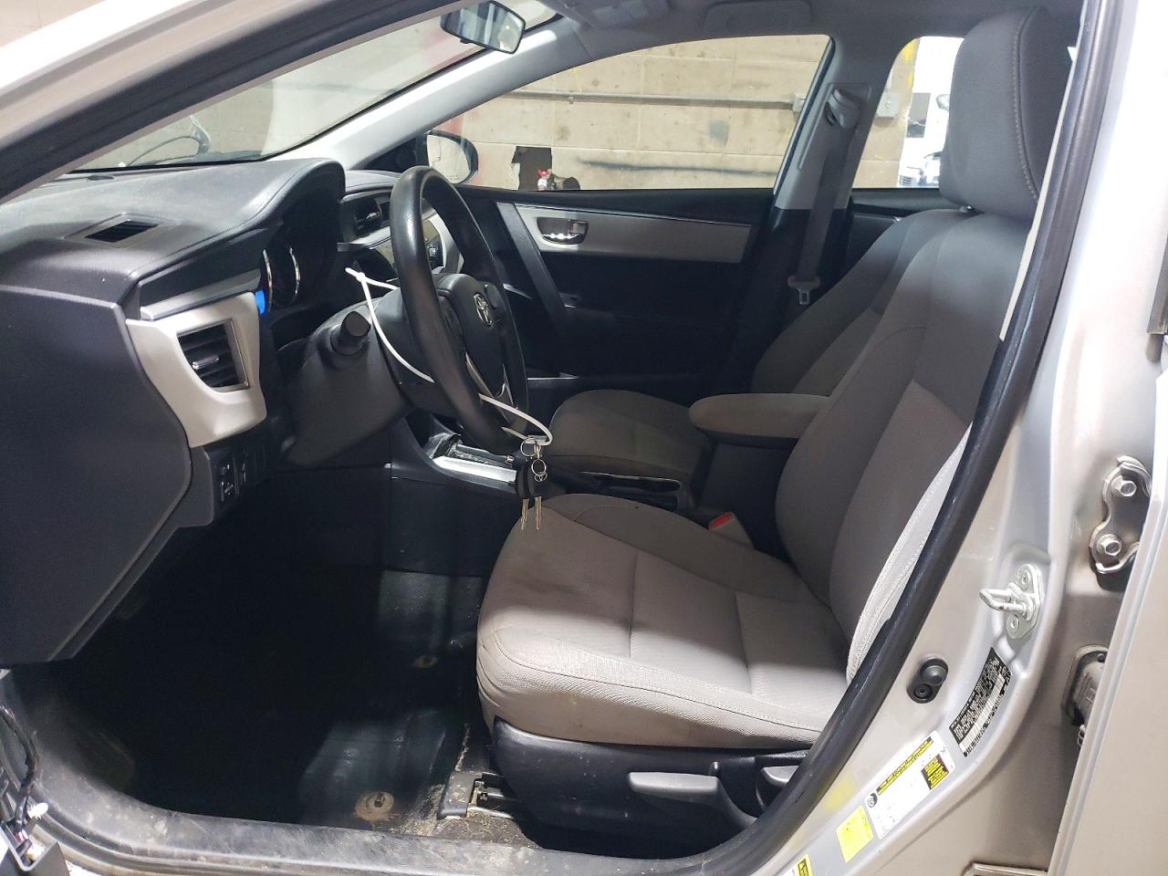 2015 Toyota Corolla Le Silver vin: 2T1BURHE2FC268905