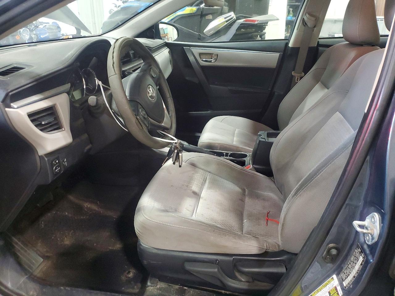 2015 Toyota Corolla Le Blue vin: 2T1BURHE2FC270136