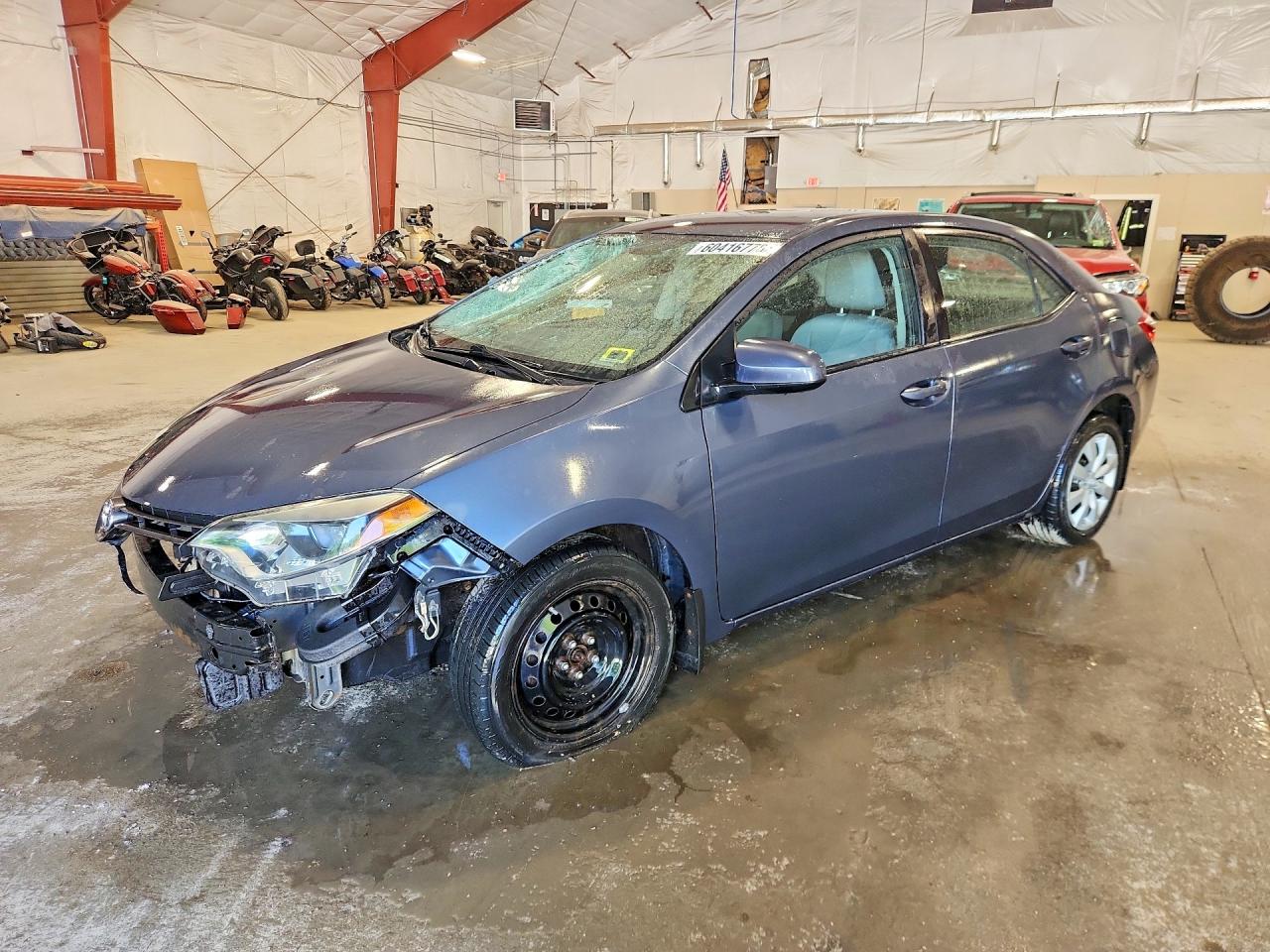 2015 Toyota Corolla Le Blue vin: 2T1BURHE2FC271206