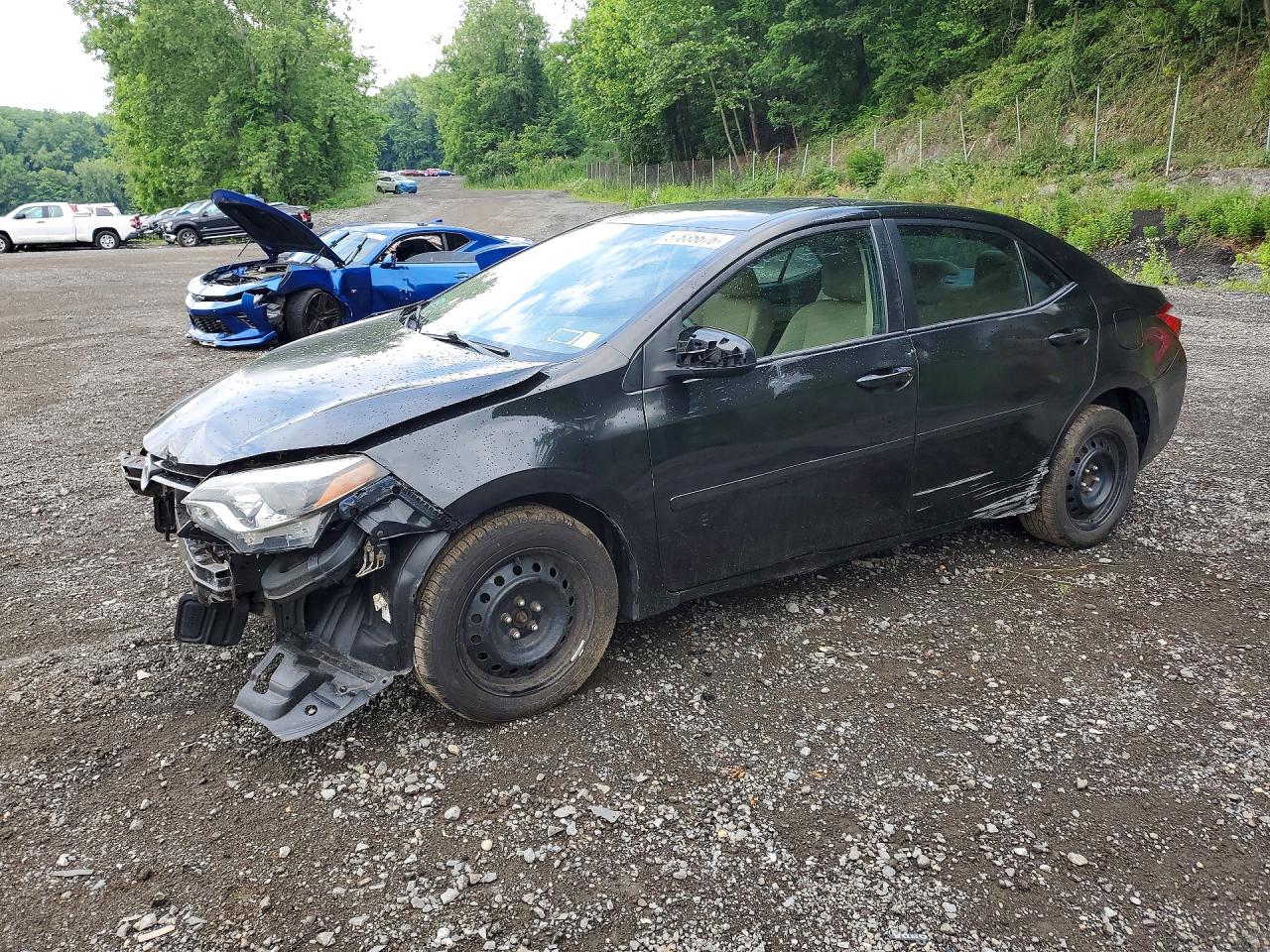 2015 Toyota Corolla Le Black vin: 2T1BURHE2FC272811