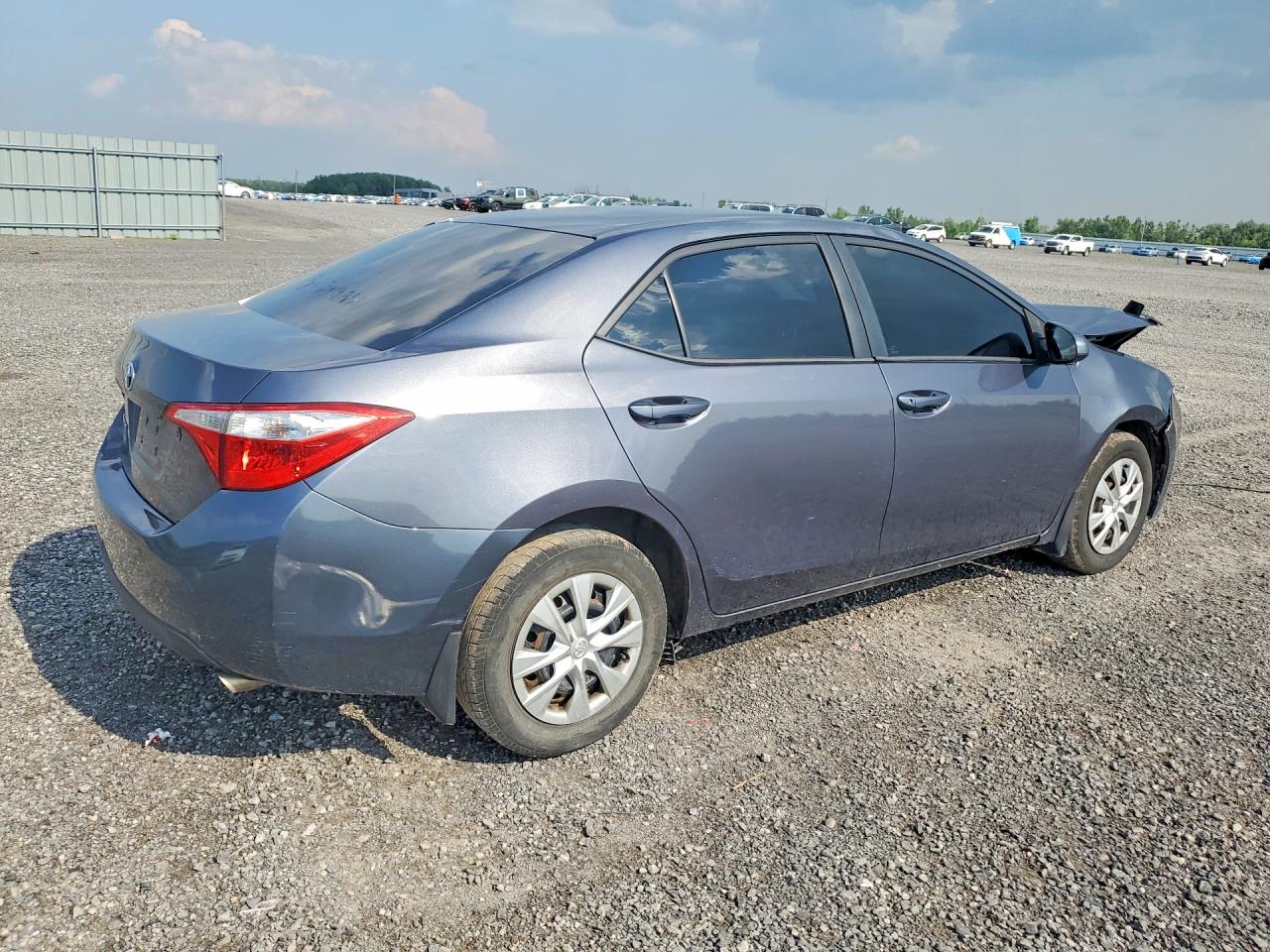 2015 Toyota Corolla L Blue vin: 2T1BURHE2FC277362