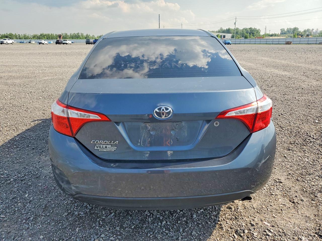 2015 Toyota Corolla L Blue vin: 2T1BURHE2FC277362