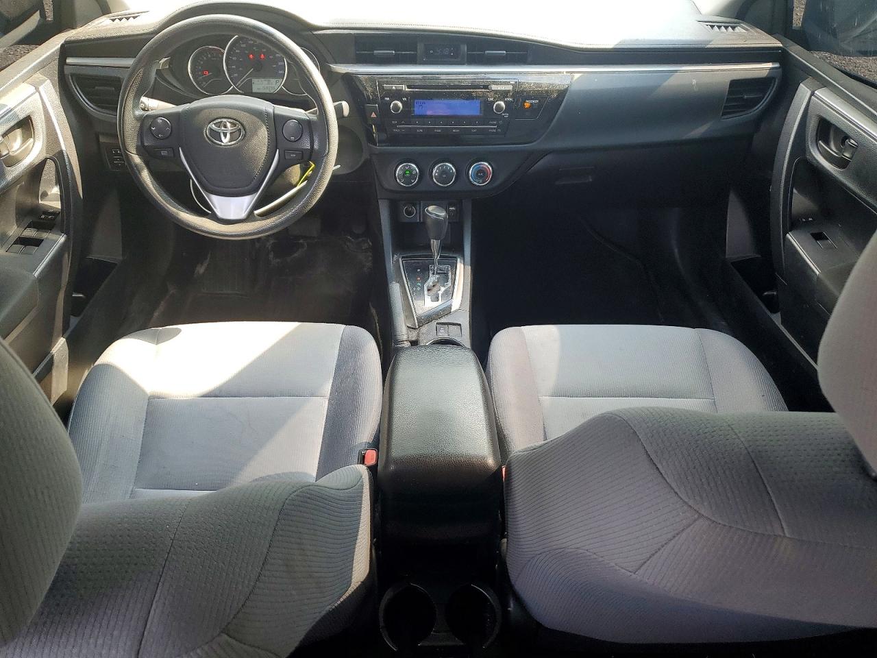 2015 Toyota Corolla L Blue vin: 2T1BURHE2FC277362