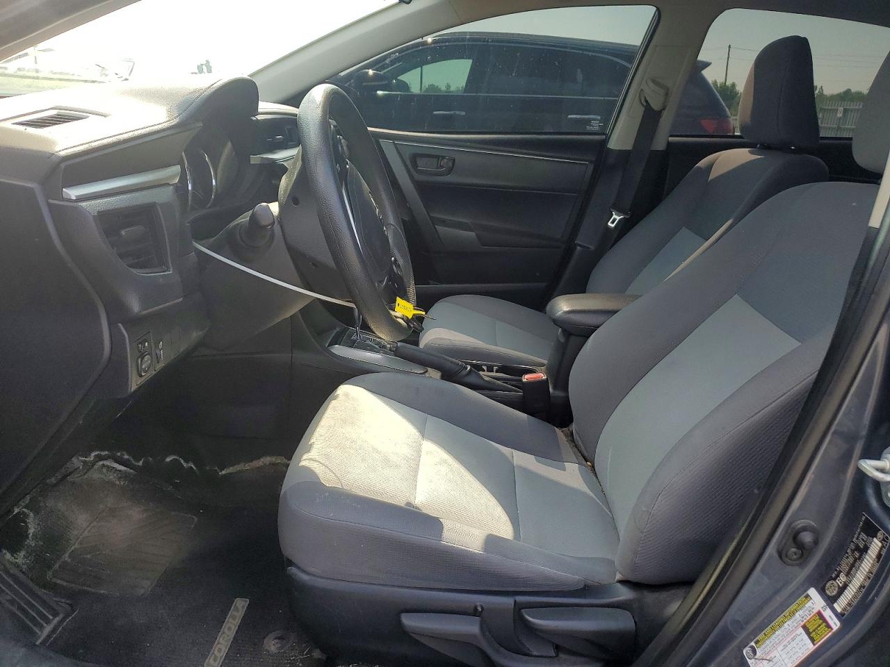 2015 Toyota Corolla L Blue vin: 2T1BURHE2FC277362
